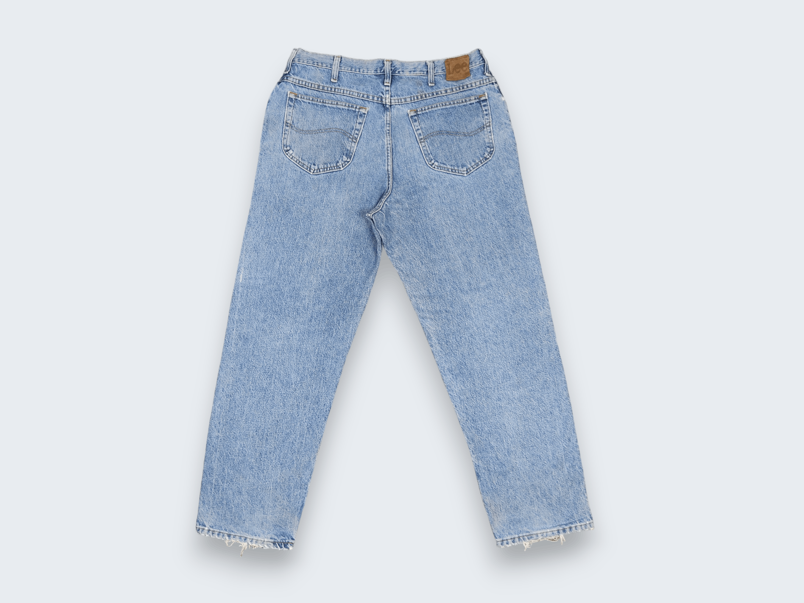 Lee × Vintage 90s Vintage Lee Blue Light Wash Jeans L505 Size US 36 / EU 52 - 6 Thumbnail
