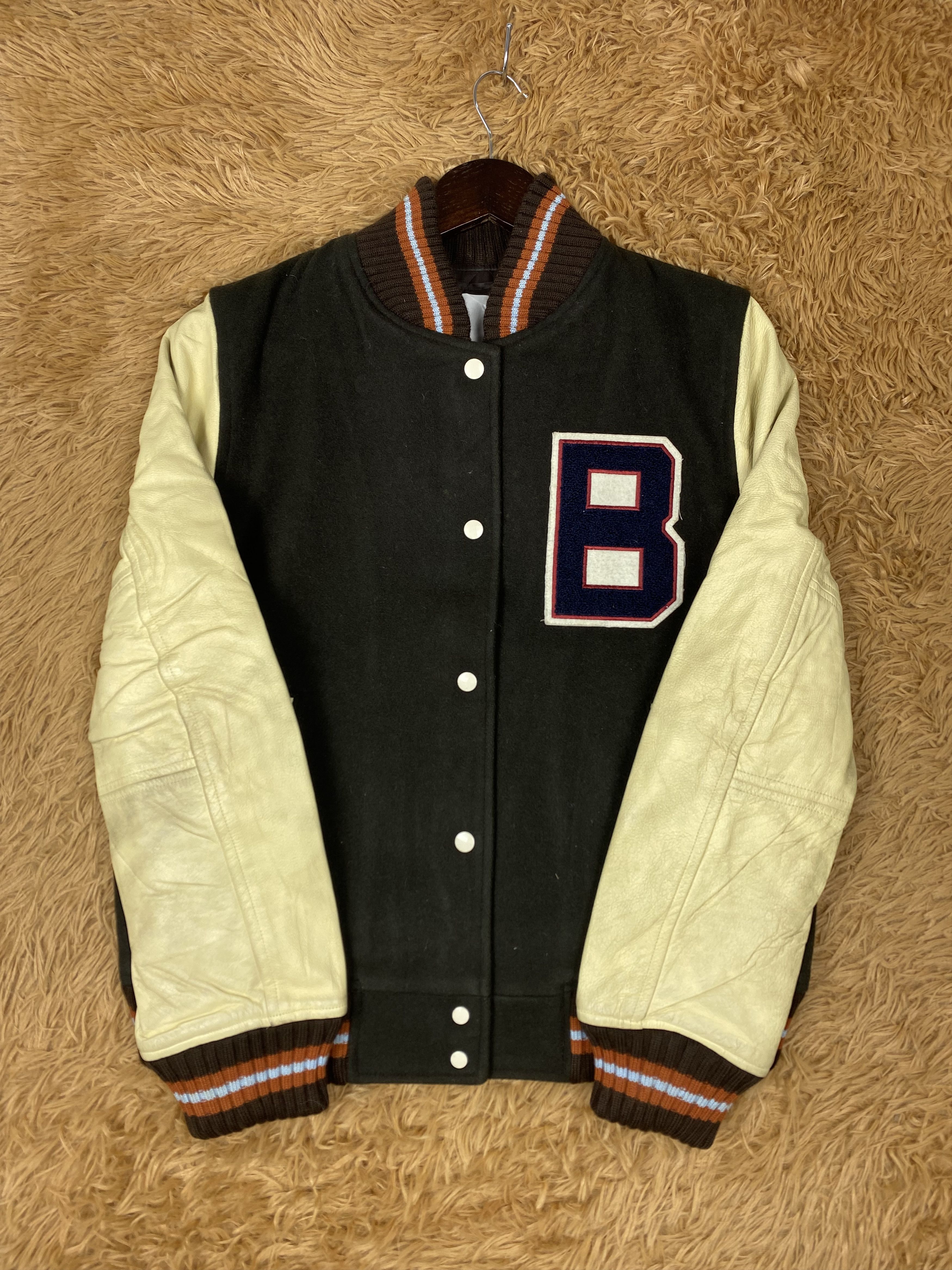 Vintage Vintage Comme Ca Boys Leather Sleeve Varsity Jacket DJ0300 Size US M / EU 48-50 / 2 - 5 Thumbnail