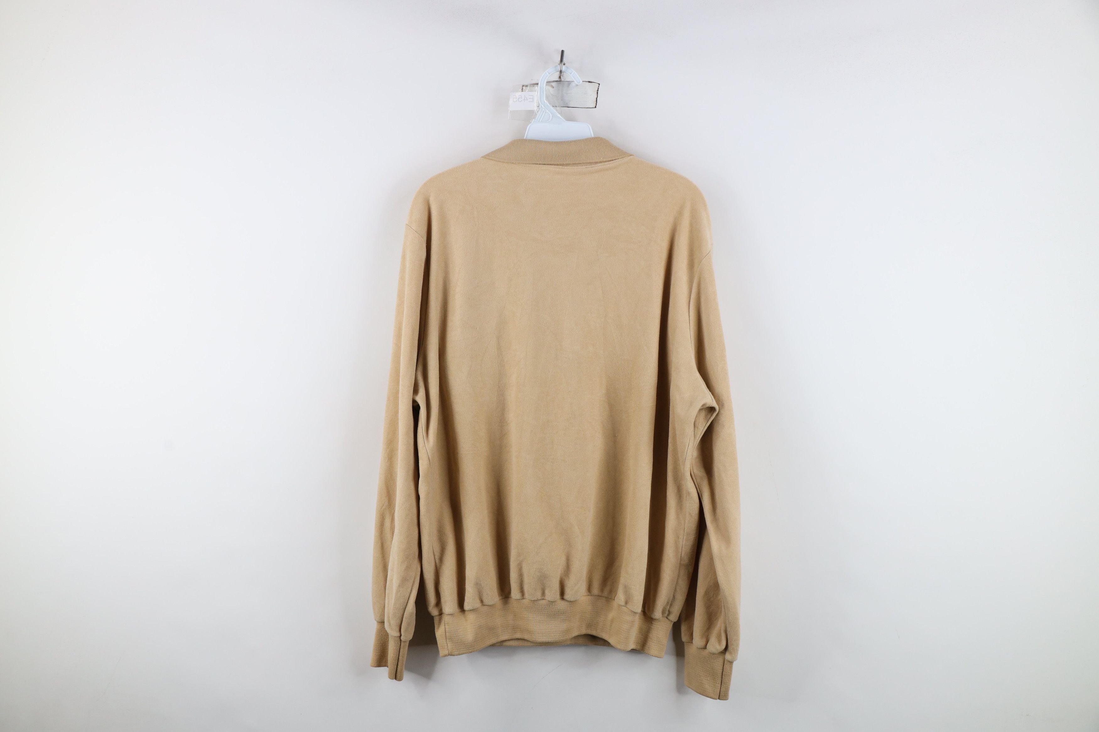 Vintage Vintage 70s Streetwear Velvet Velour Pullover Polo Shirt USA Size US M / EU 48-50 / 2 - 12 Thumbnail
