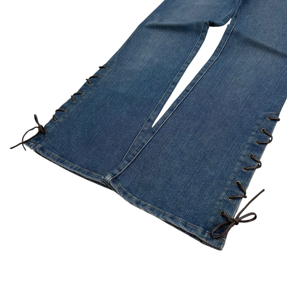 Tornado Mart Flared Japanese Brand Denim Lace Up Size 28" / US 6 / IT 42 - 5 Thumbnail