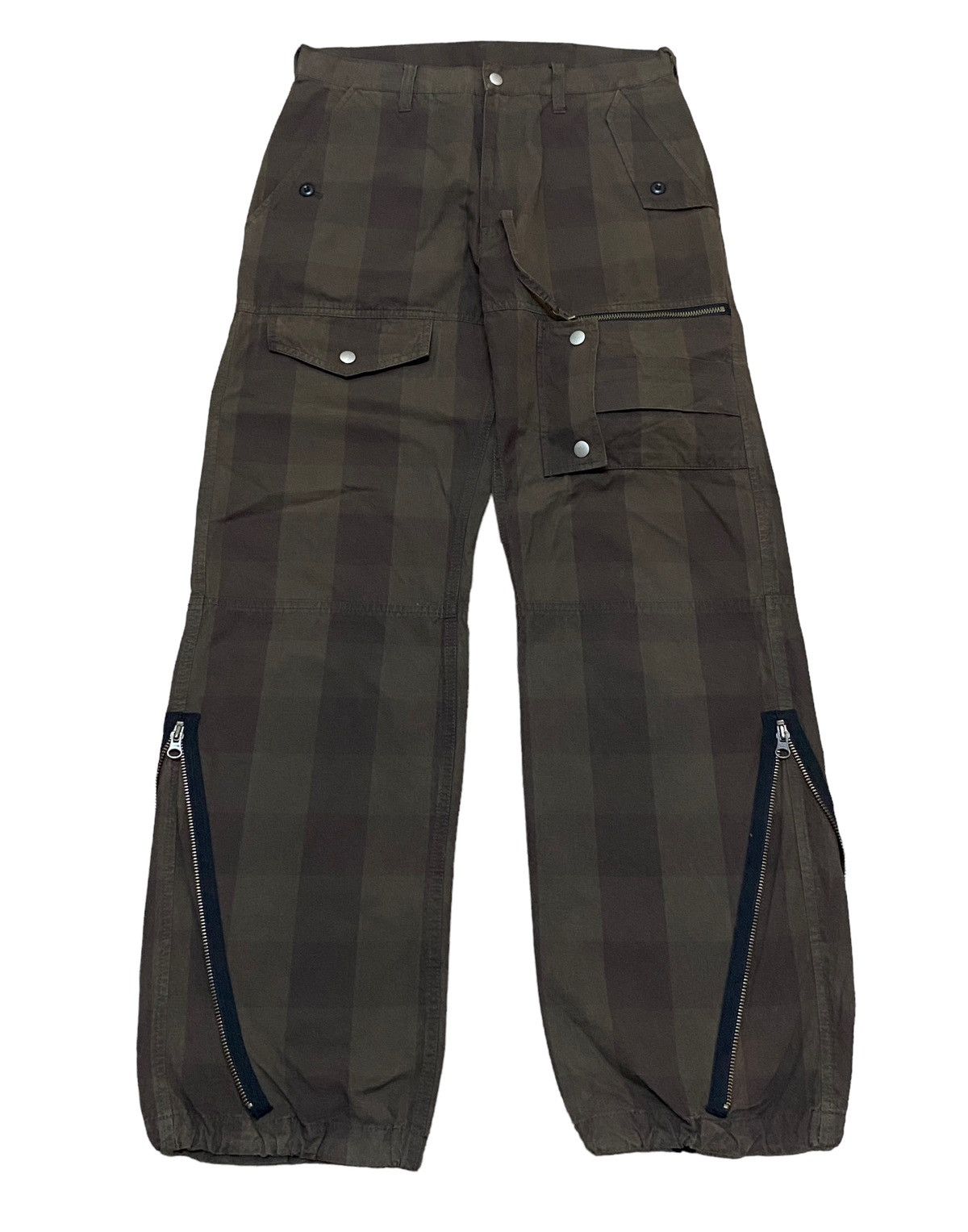 image of Archival Clothing x If Six Was Nine Design Vintage Ppfm Tactical Rapper Baggy Pants 1990S in Brown 