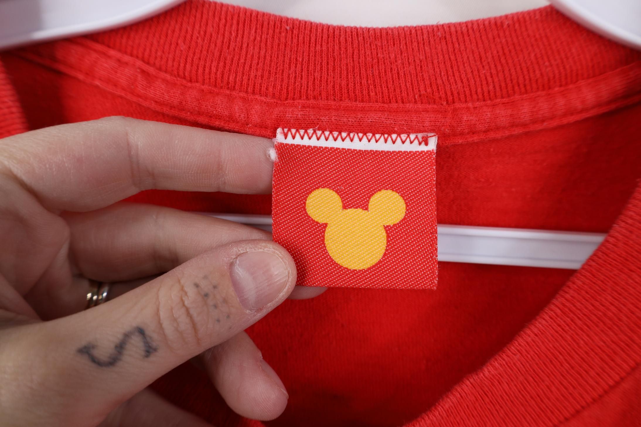 Disney Vintage 90s Disney Spell Mickey Mouse Florida T-Shirt Red Size US M / EU 48-50 / 2 - 8 Thumbnail