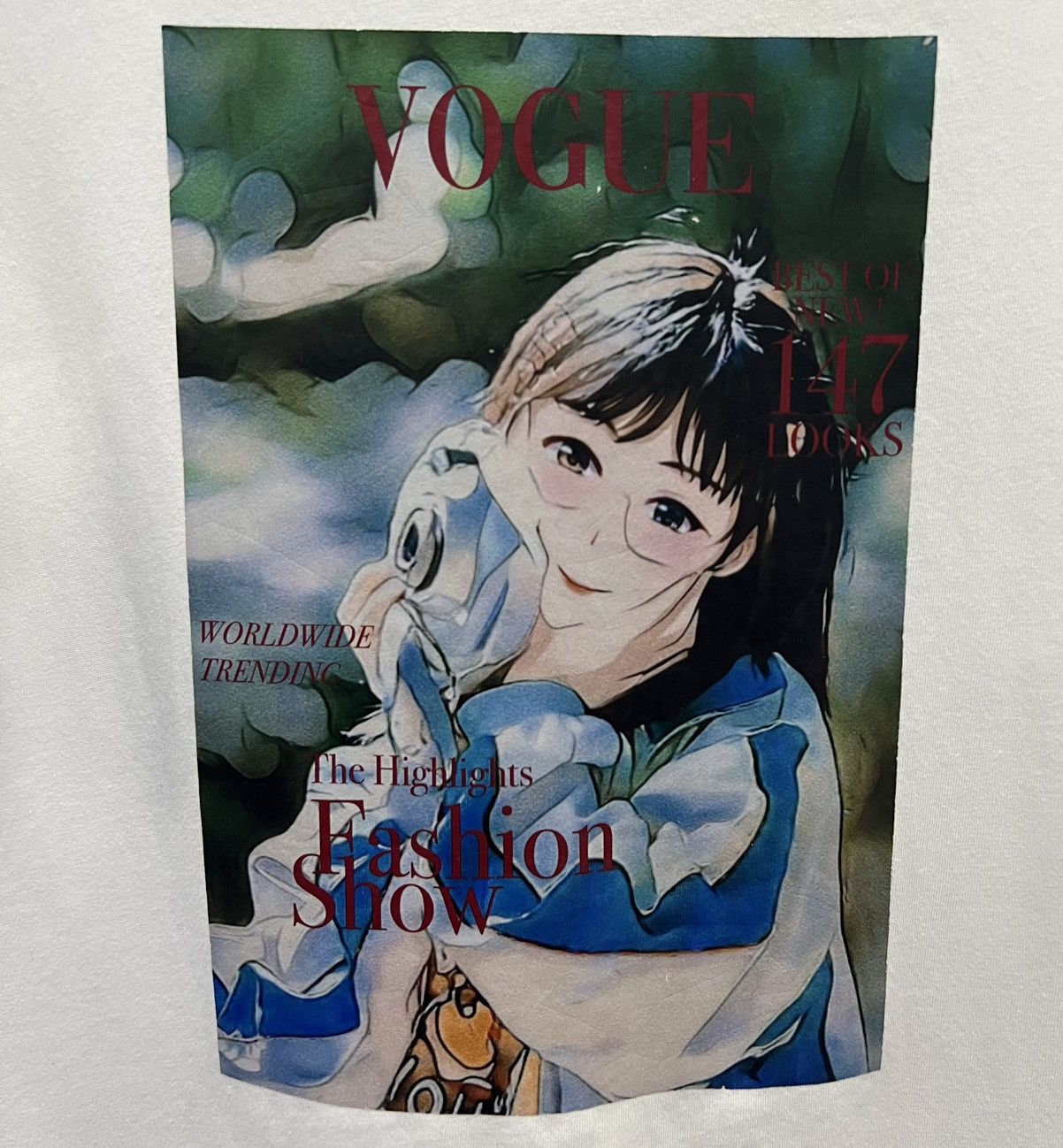 Japanese Brand × Vintage VINTAGE ARRIVEGUIDE VOGUE THE HIGHTLIGHT FASHION SHOW SHIRT Size US XL / EU 56 / 4 - 3 Thumbnail