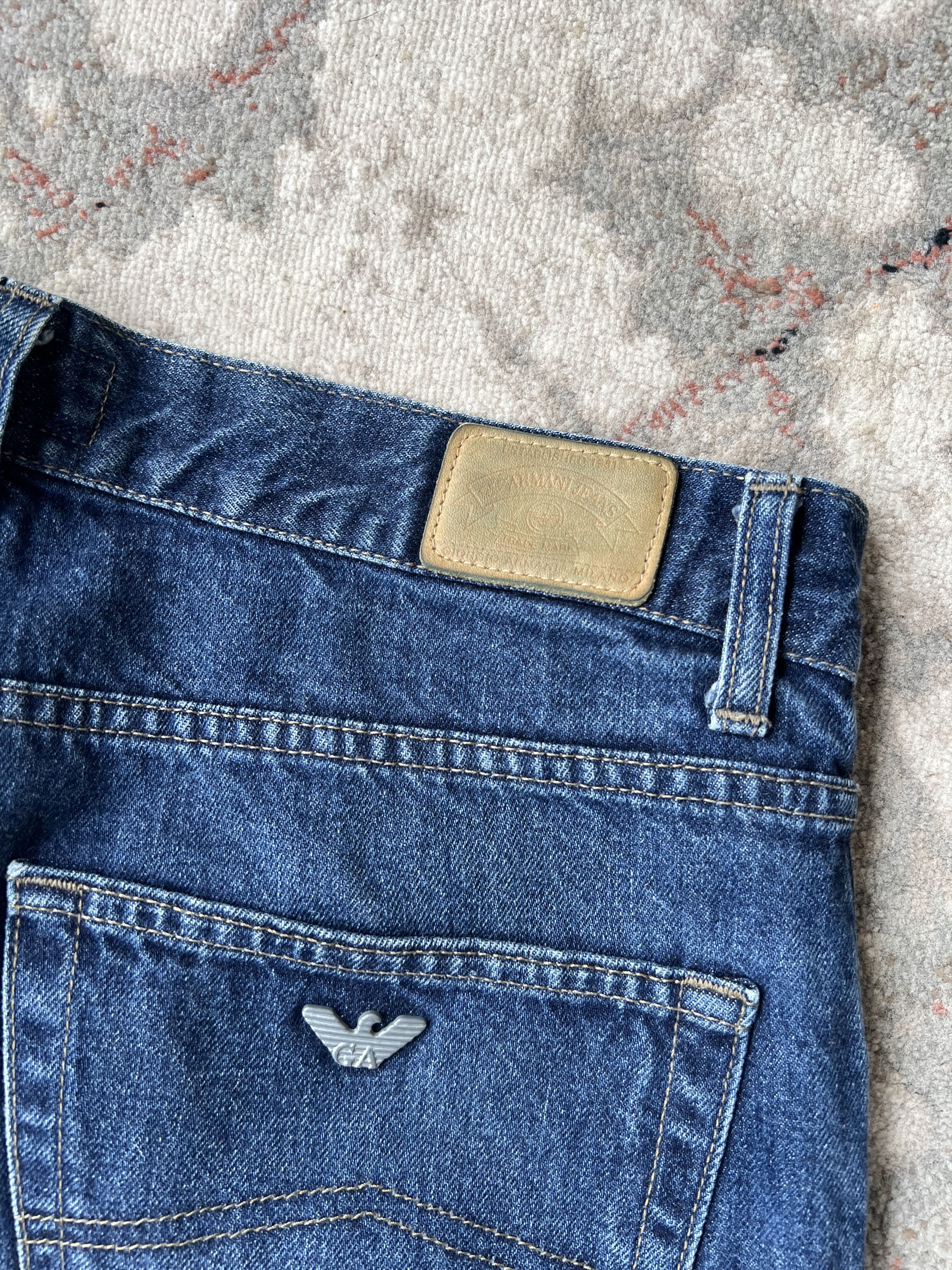 Giorgio Armani Armani Jeans Vintage Denim Metal Logo Size US 34 / EU 50 - 4 Thumbnail