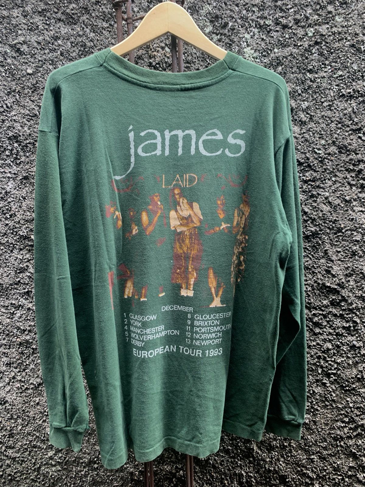 Band Tees Vintage 1993 James Laid Tour Shirt, Oasis, The Stone Roses Size US XL / EU 56 / 4 - 2 Thumbnail