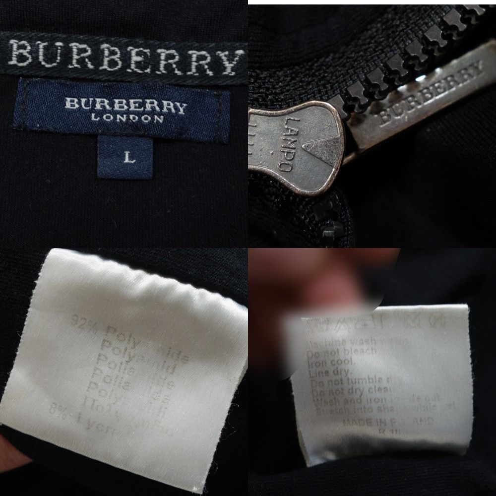 Burberry Half-Zip Logo Tape Track Long Sleeve Pullover Size US L / EU 52-54 / 3 - 10 Thumbnail