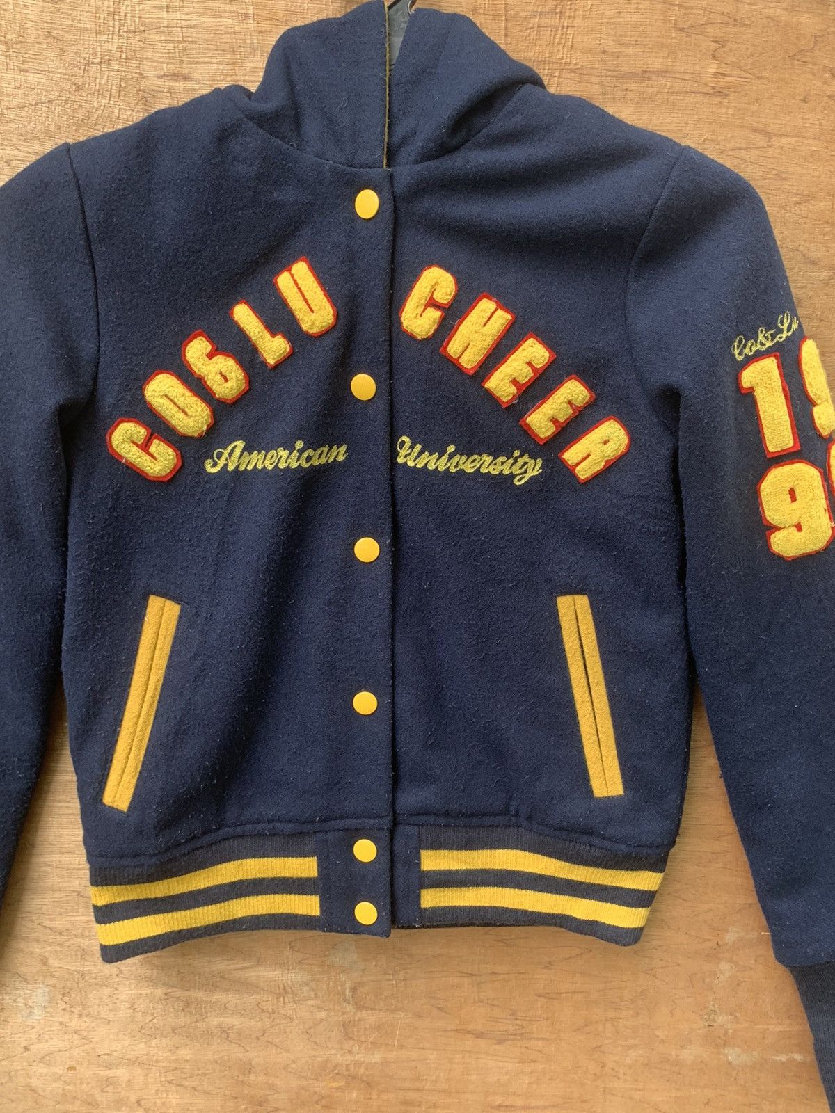 Hysteric Glamour Co&Lu Cheer American University Varsity Hoodie Jacket Size M / US 6-8 / IT 42-44 - 8 Thumbnail