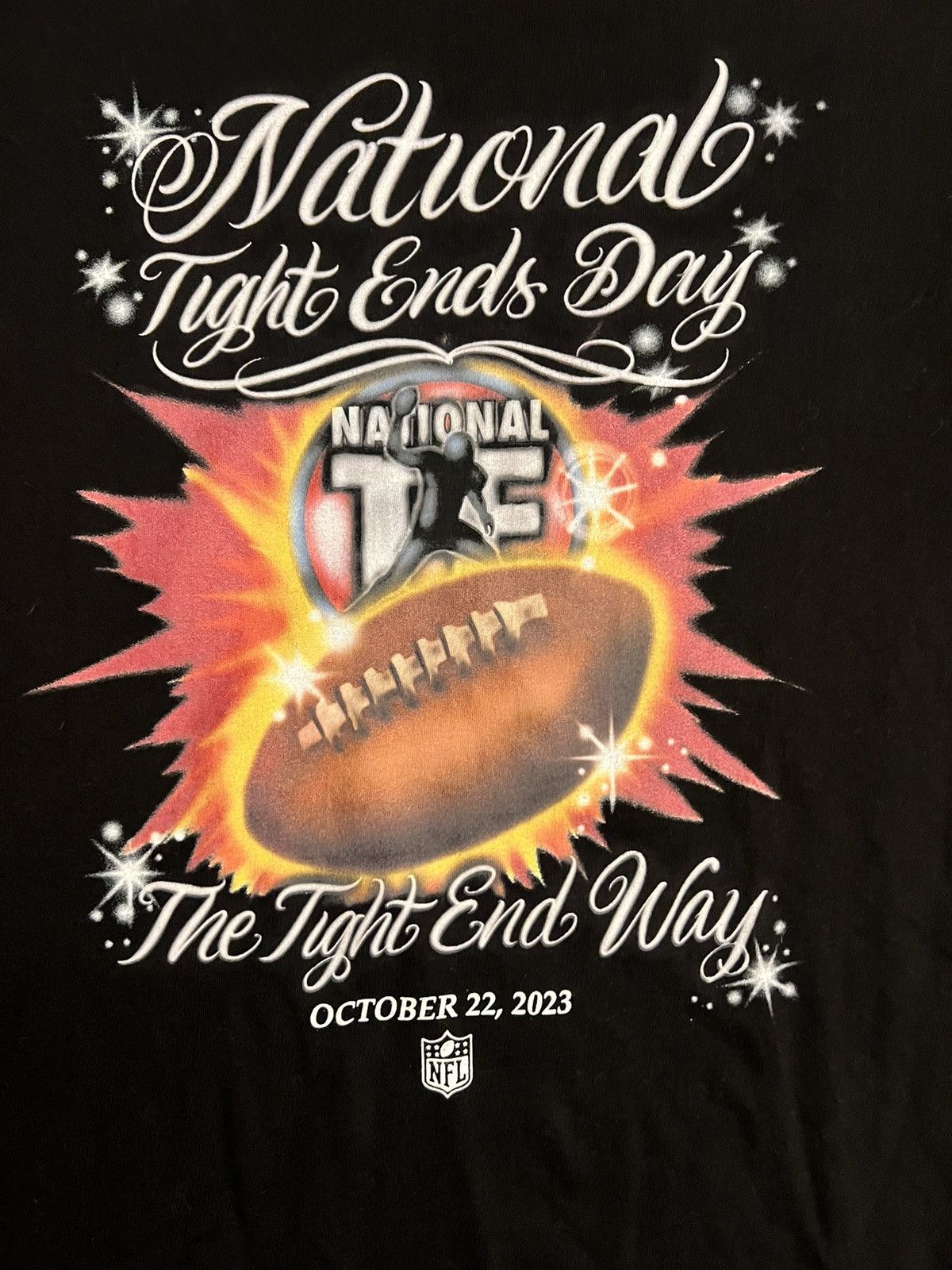 Japanese Brand × Supreme Sick oversized 2023 tight end day NFL airbrush tee Size US XL / EU 56 / 4 - 2 Thumbnail