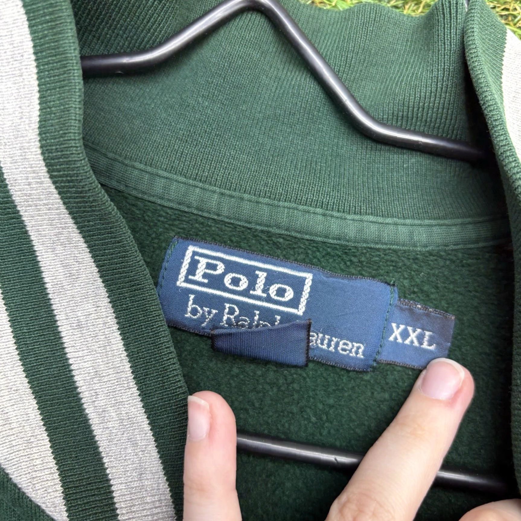 Polo Ralph Lauren VINTAGE Polo Ralph Lauren Jacket Mens 2XL Baseball Rugby Green Full Zip Up Size US M / EU 48-50 / 2 - 4 Thumbnail