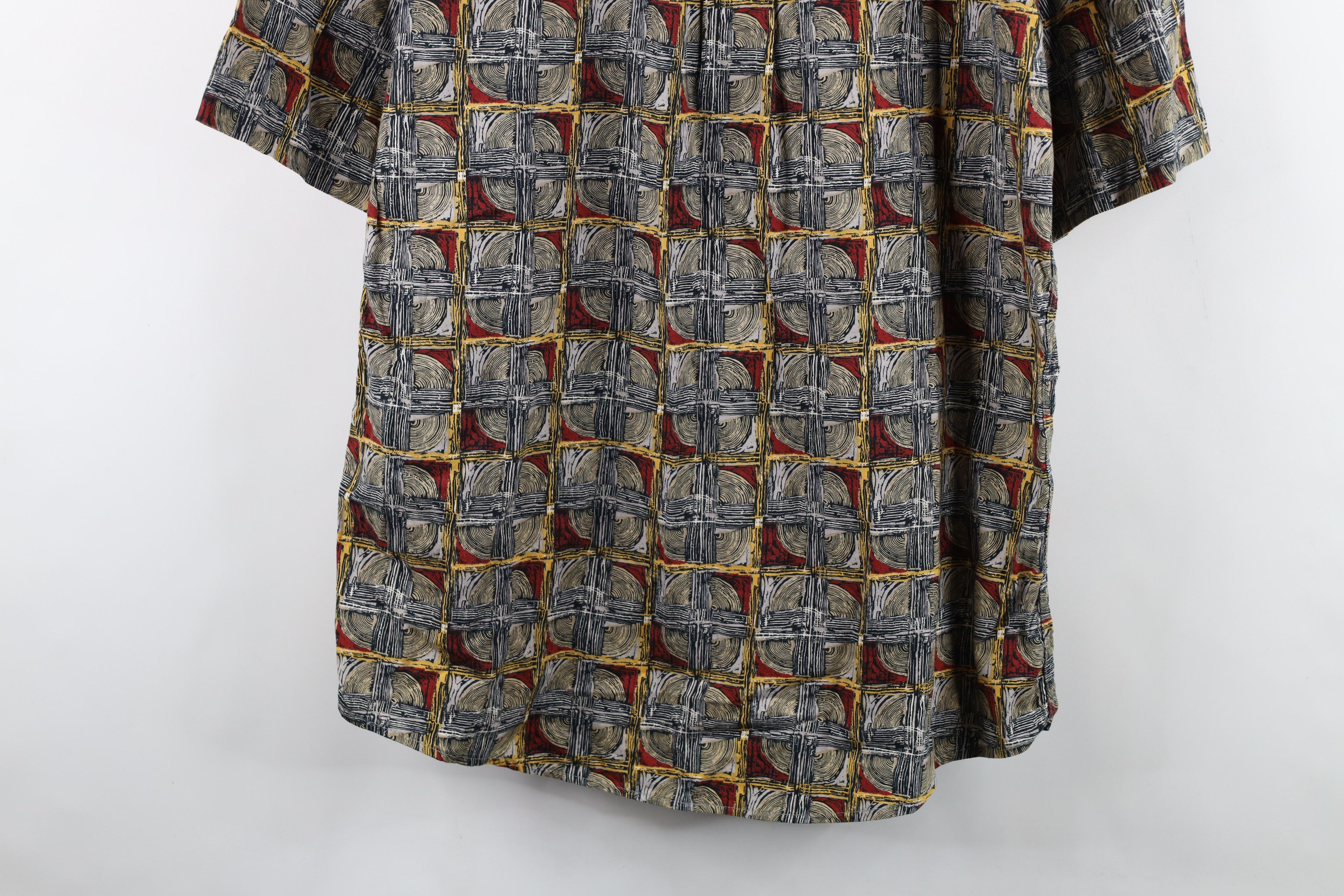 Vintage Vintage 90s Streetwear Short Sleeve Button Down Shirt Size US L / EU 52-54 / 3 - 9 Thumbnail