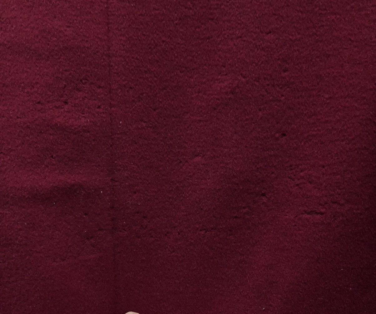 agnes b. Agnes b. Burgundy Wool-Blend Double-Breasted Coat Made Japan Size M / US 6-8 / IT 42-44 - 8 Thumbnail