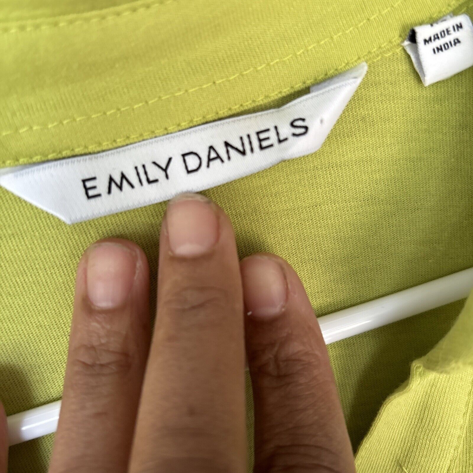 Other Emily Daniels Shirt Blouse Women’s XL Green Business Stretch Size XL / US 12-14 / IT 48-50 - 3 Thumbnail