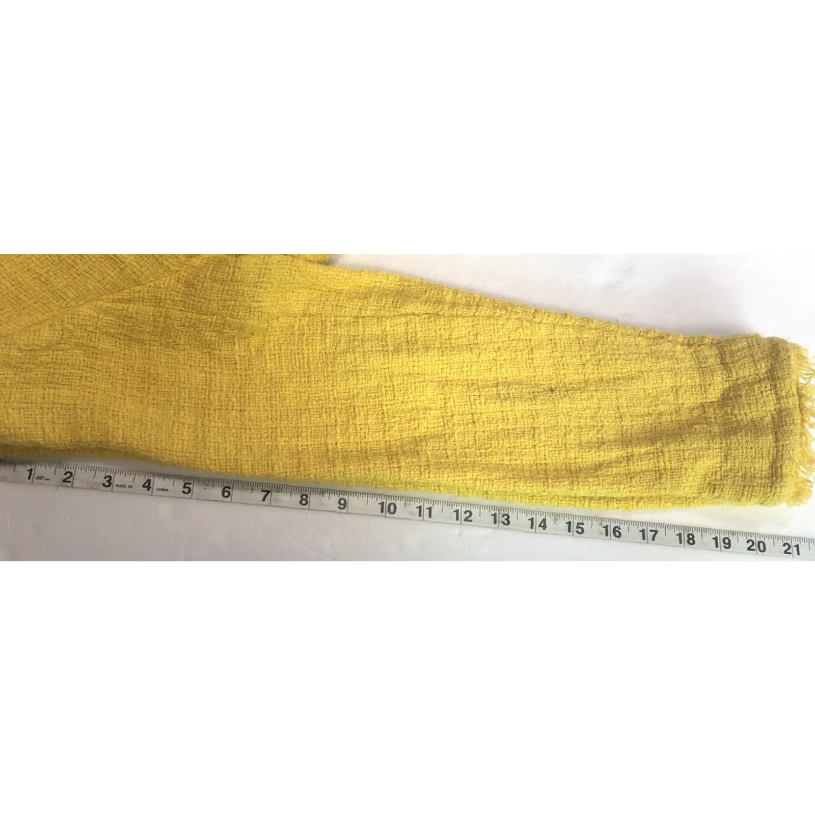 Vintage Halogen Womens Cotton Full Zip Collar Jacket Yellow Size 1 Womens Mens? Size XS / US 0-2 / IT 36-38 - 5 Thumbnail