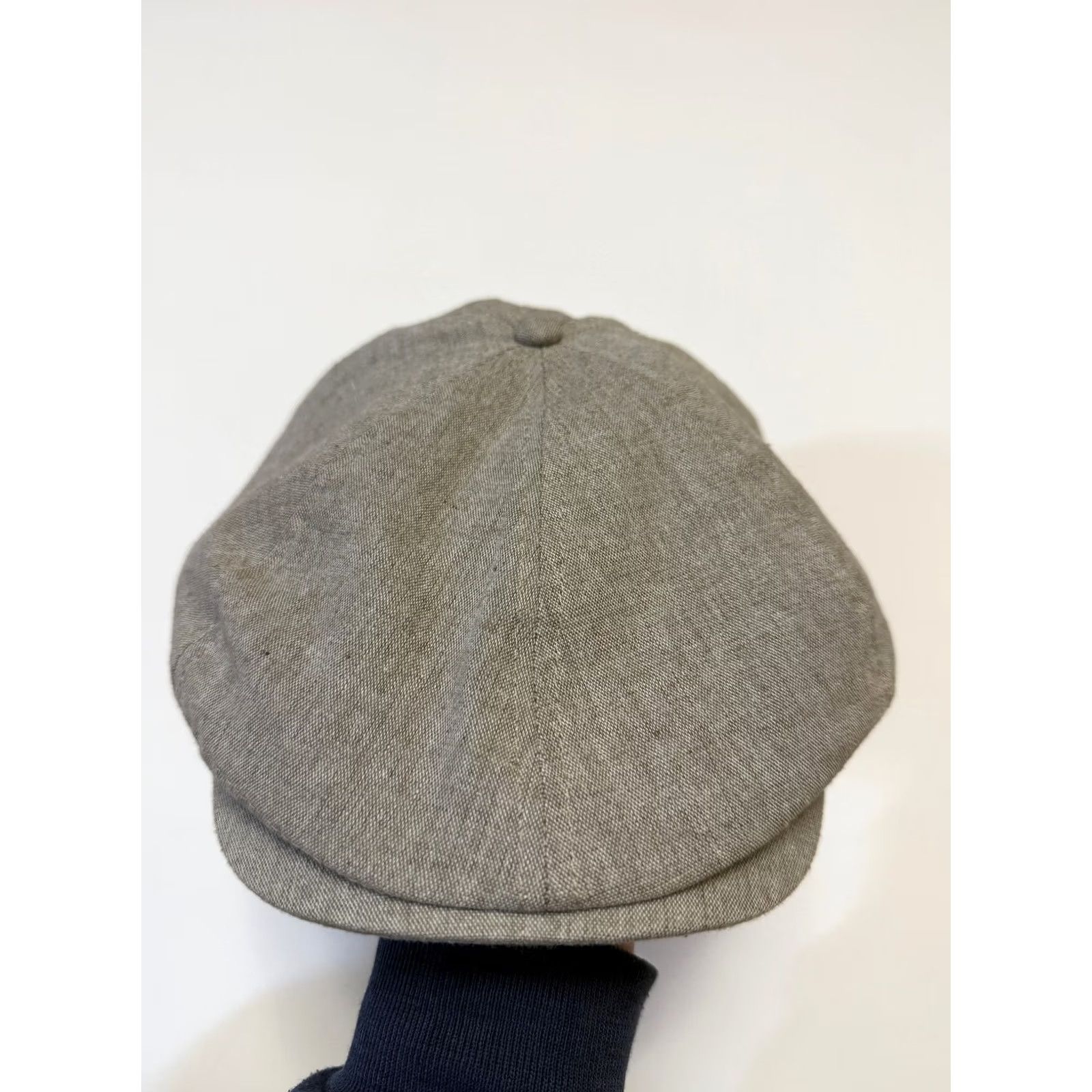Vintage Barts Amsterdam Gray Flat Cap Mens M/L Newsboy Cotton Knit Style Flat Cap Mens Gray M/L Size ONE SIZE - 2 Thumbnail