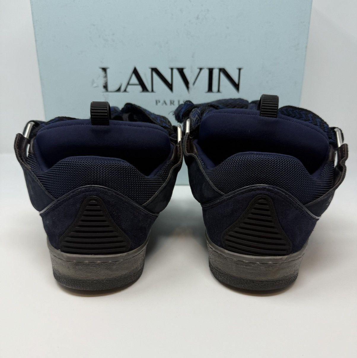 Lanvin Lanvin Curb Sneaker Navy Size US 9 / EU 42 - 5 Thumbnail