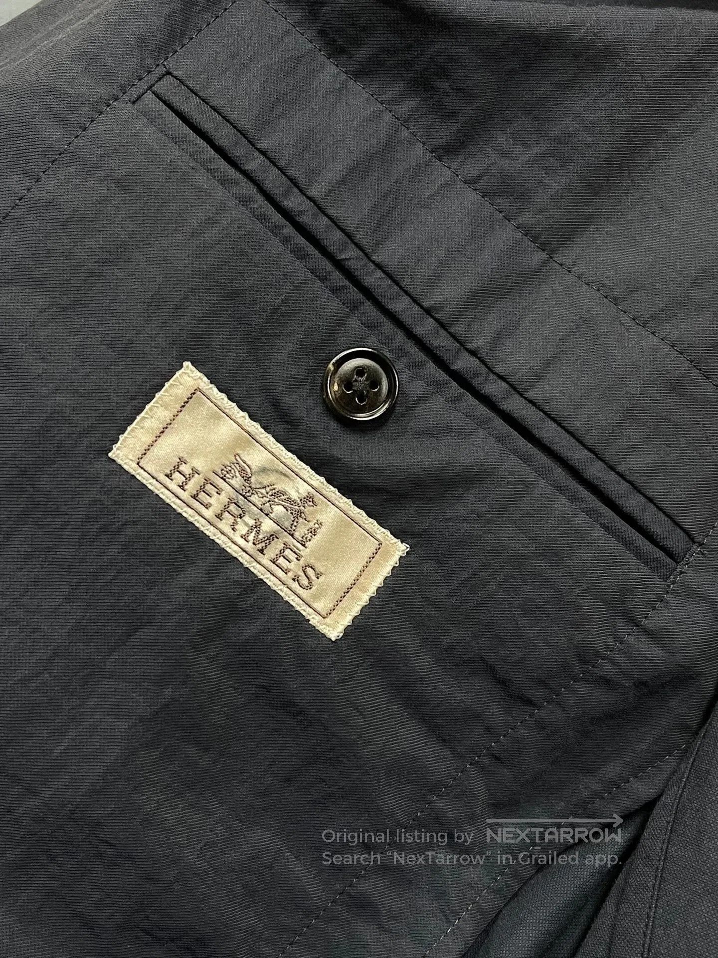 Hermes Hermes Men's Blue Solid Blazer. Size US S / EU 44-46 / 1 - 4 Thumbnail