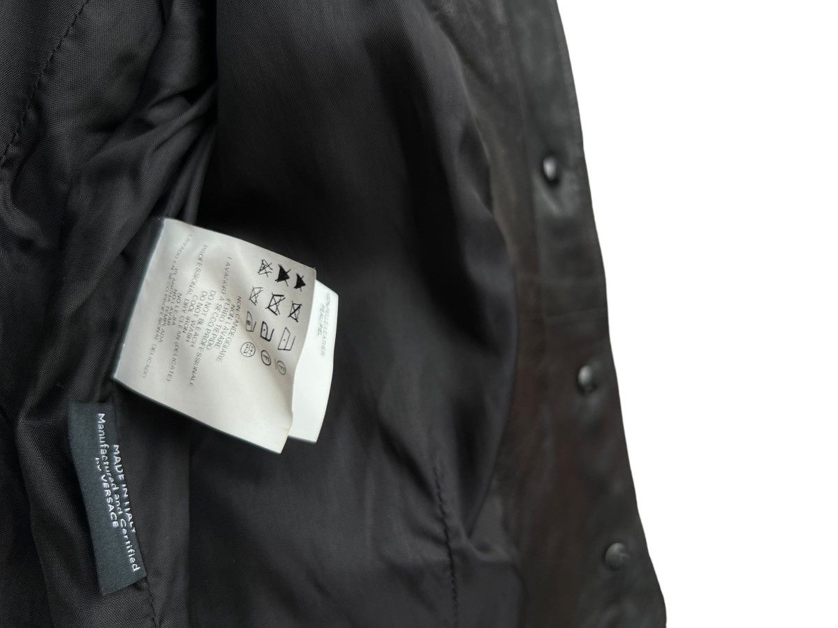 Versace × Versace Jeans Couture Versace Leather Jacket Size S / US 4 / IT 40 - 12 Thumbnail