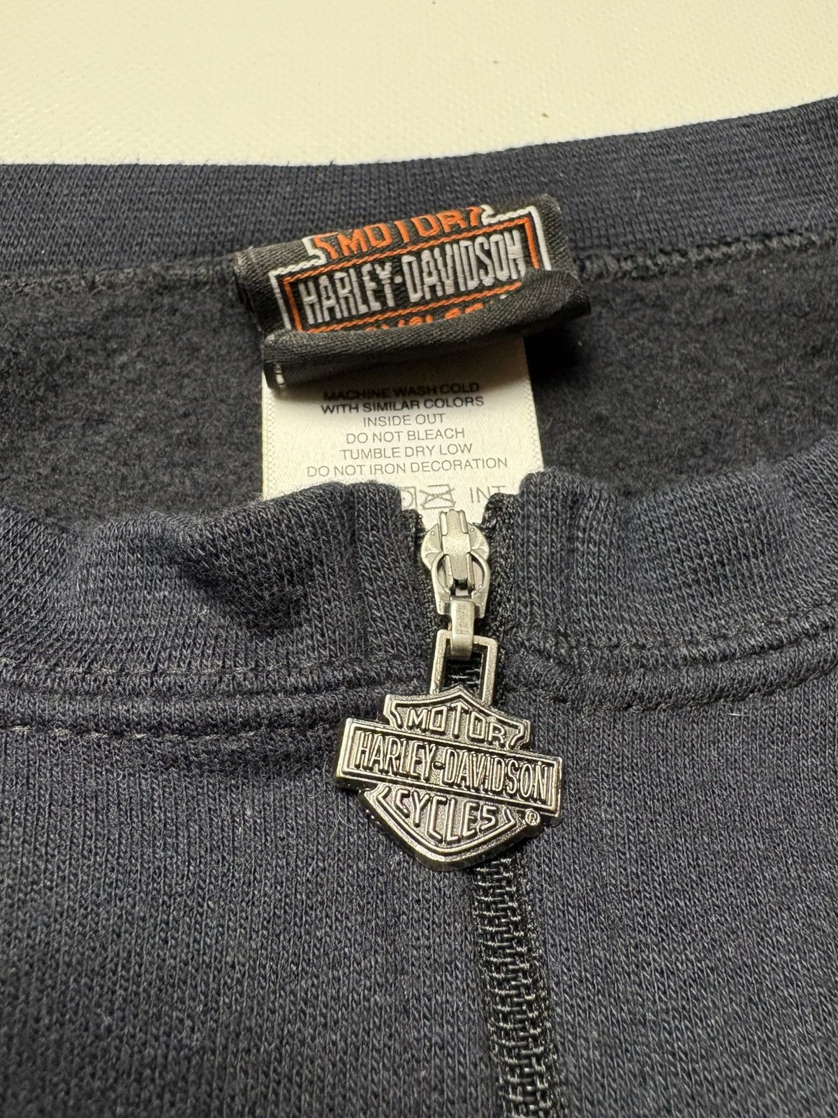 Harley Davidson Harley Davidosn 1/4 Zip Sweatshirt Size US XL / EU 56 / 4 - 3 Thumbnail