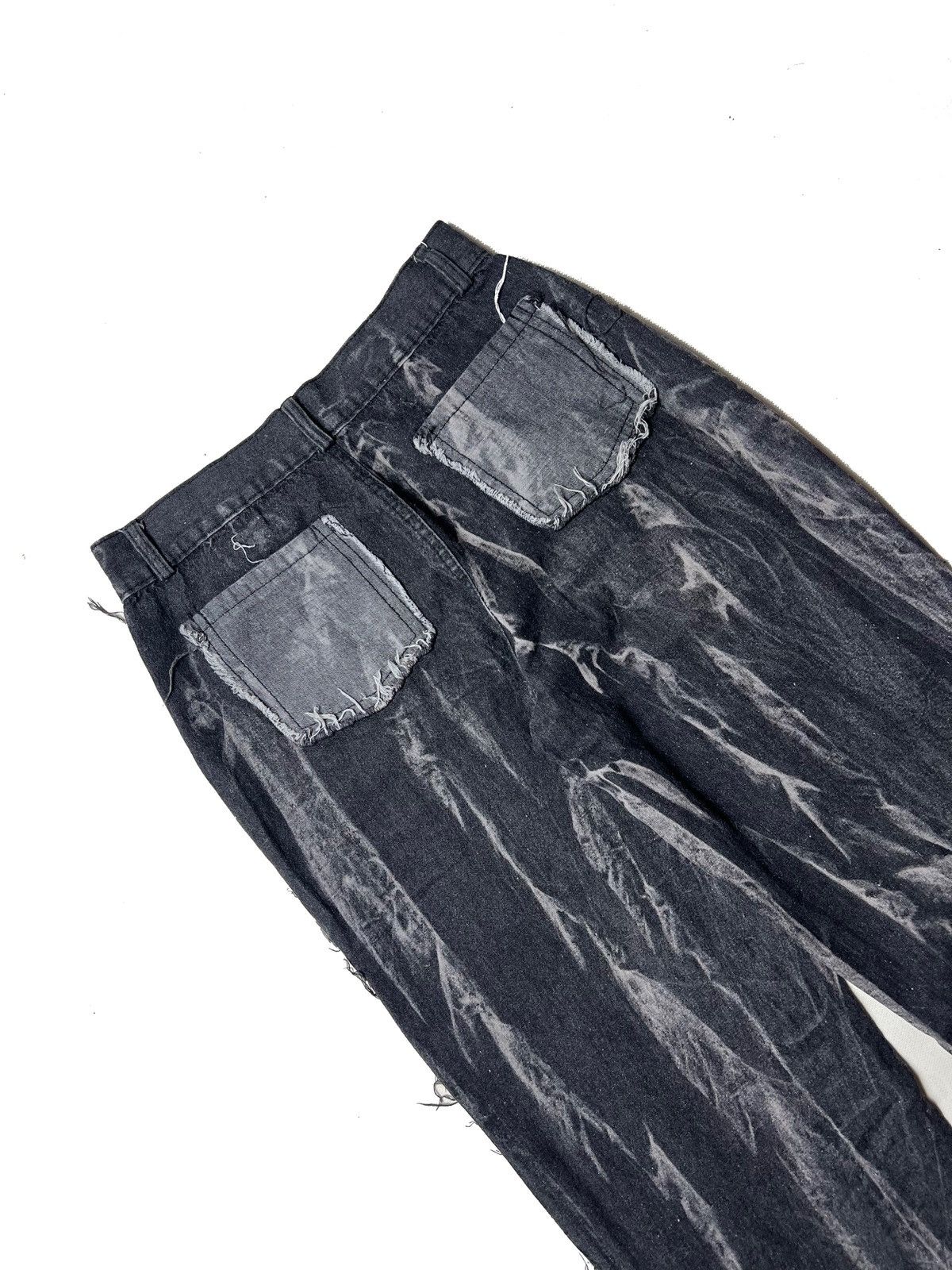 Japanese Brand MSCHE like a kapital black acid wash soft pants Size US 30 / EU 46 - 8 Thumbnail