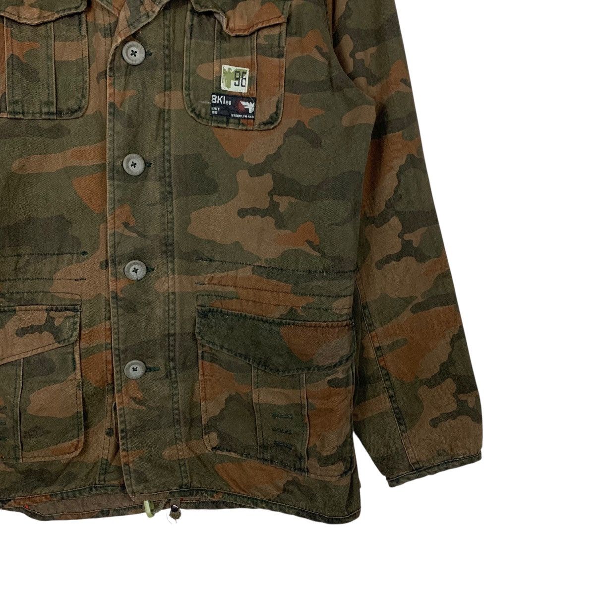 Brooklyn Industries BROOKLYN INDUSTRIES Workwear Camo Chore Jacket #2587-C117 Size US XL / EU 56 / 4 - 4 Thumbnail