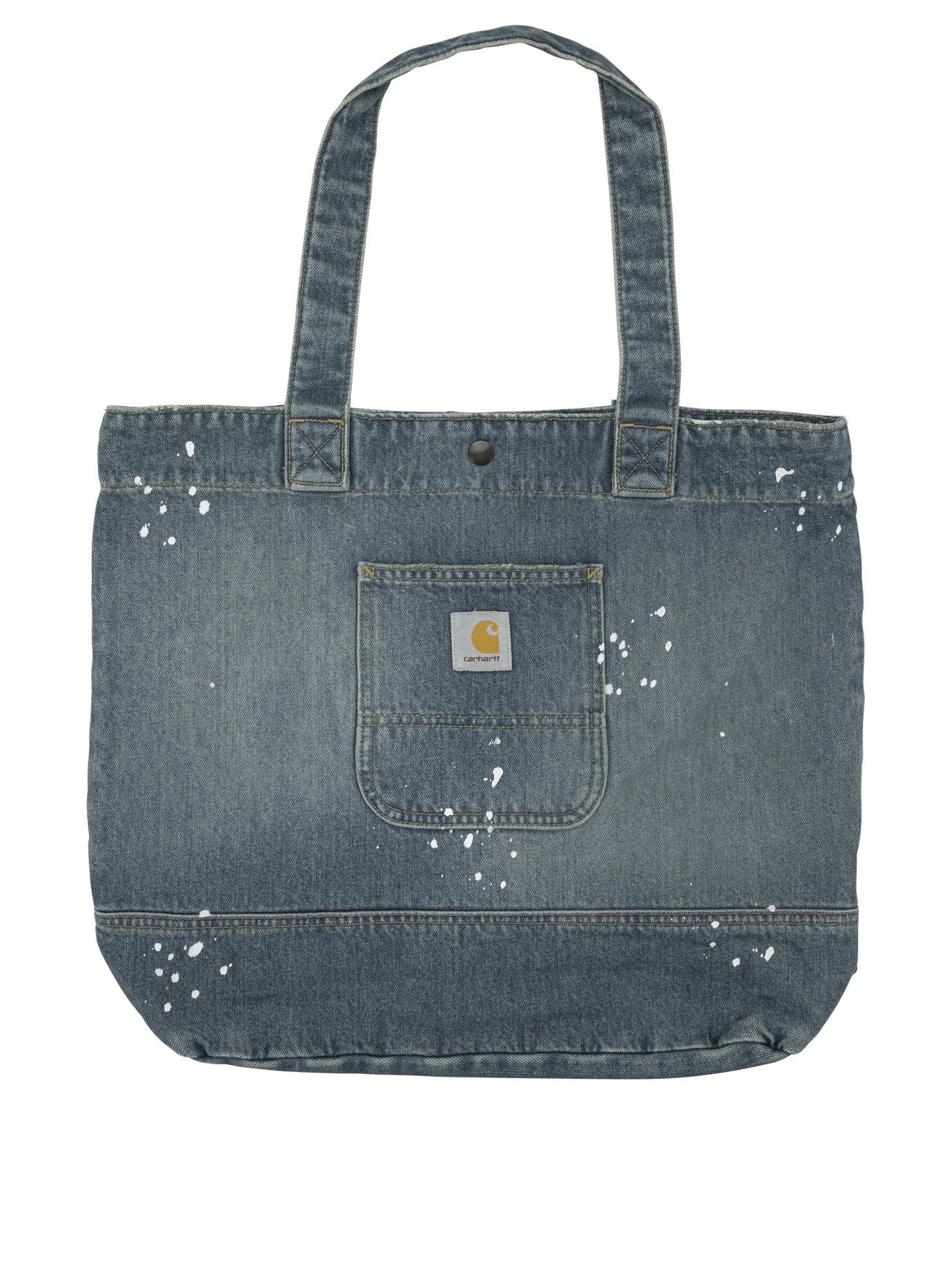 Carhartt Wip Denim Tote Large Shoulder Bag Size ONE SIZE - 1 Thumbnail