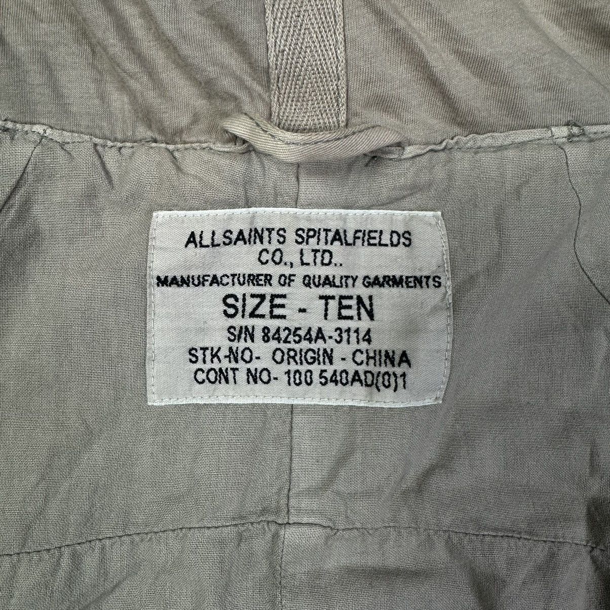 Allsaints AllSaints Parka Jacket Gray Faded Avant Garde Size US M / EU 48-50 / 2 - 20 Thumbnail
