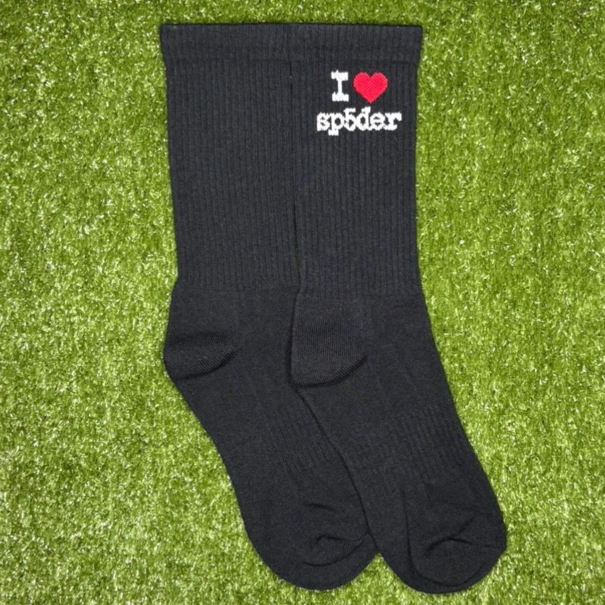 Sp5der Sp5der Worldwide Black Souvenir Socks Size ONE SIZE - 1 Thumbnail