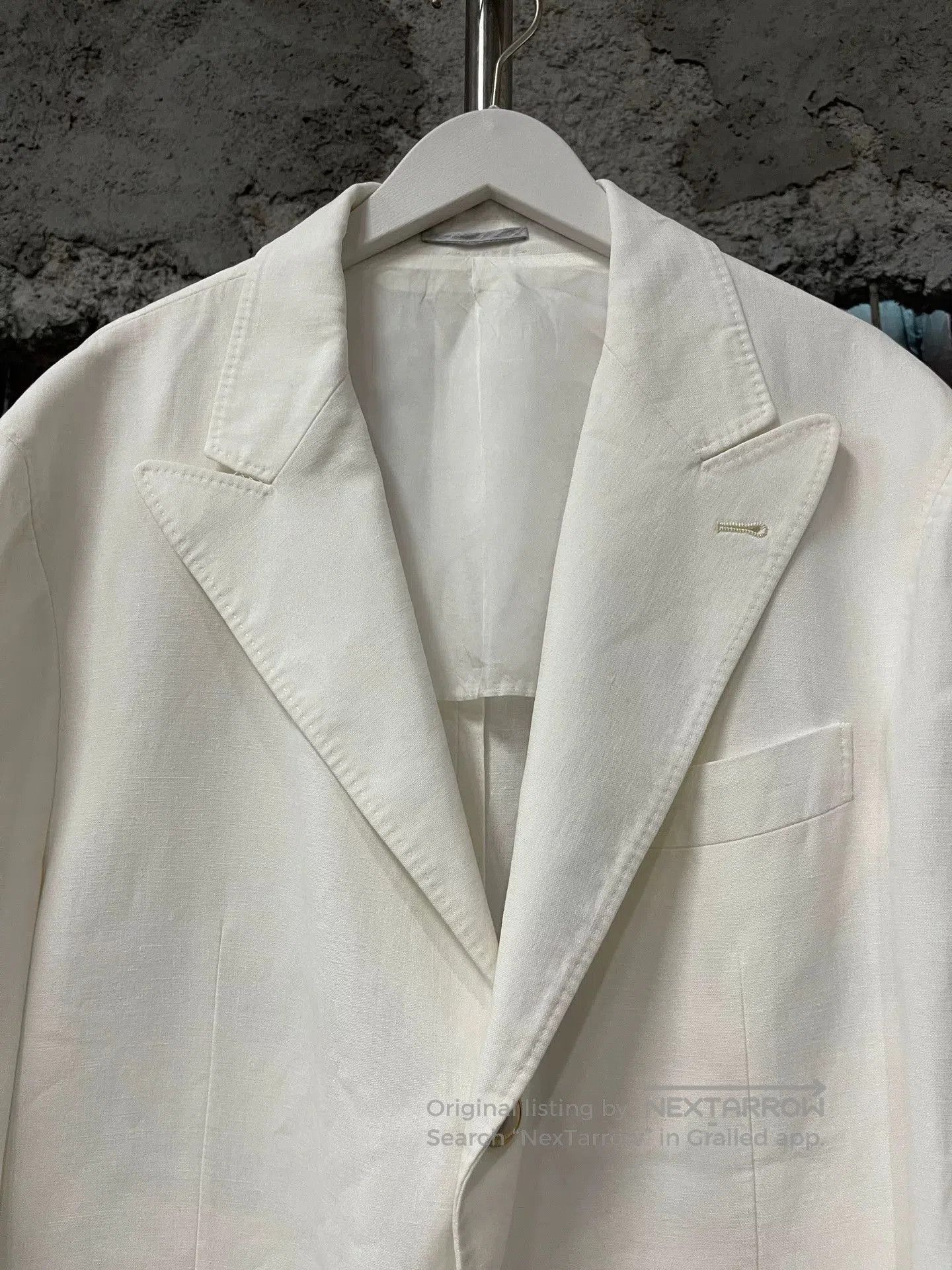 Brunello Cucinelli Brunello Cucinelli White Structured Suit. Size US M / EU 48-50 / 2 - 3 Thumbnail