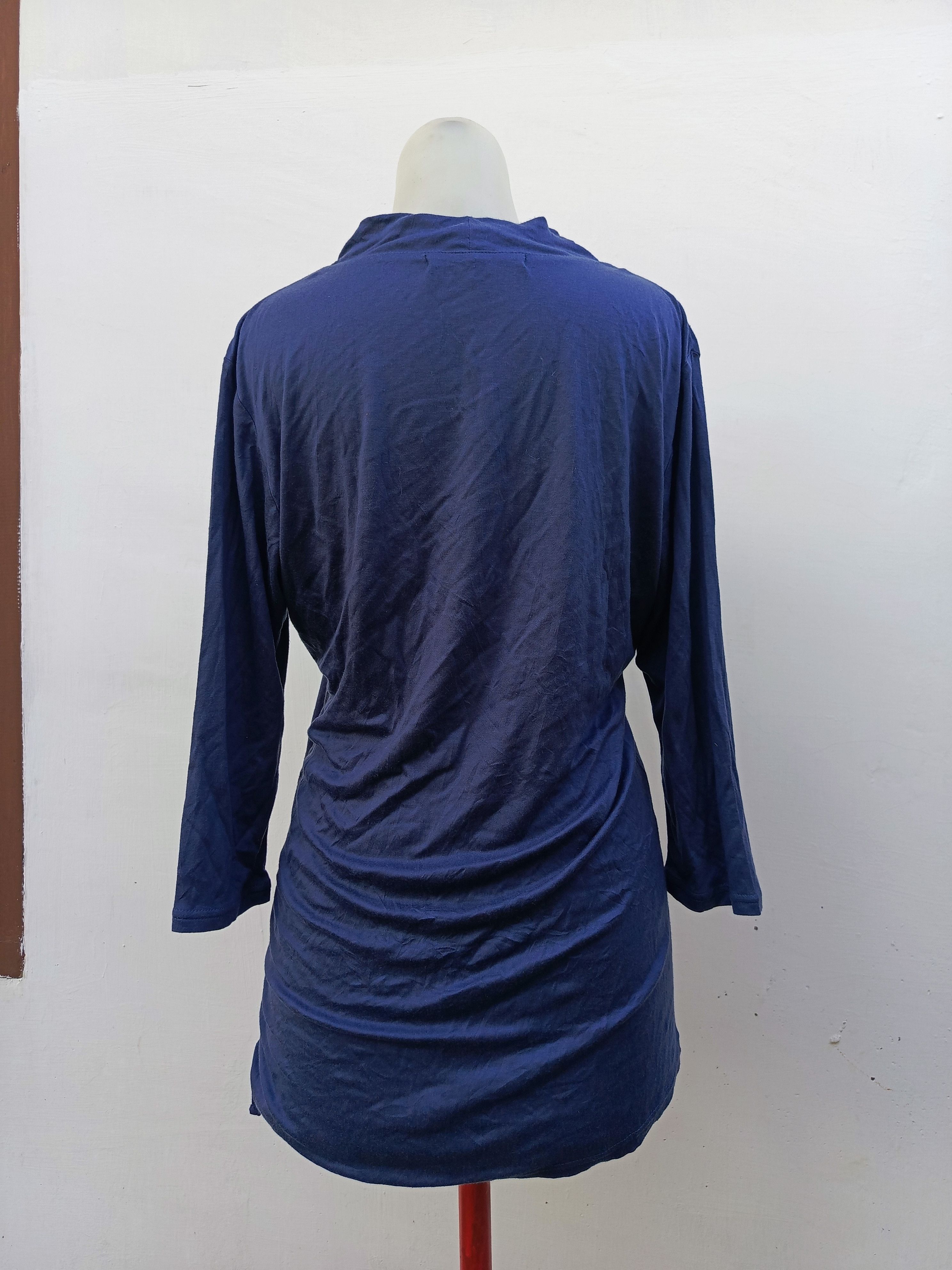 5351 POUR LES FEMMES 5351 Pour Les Hommes Women Cowl Neck Blouse Draped Size M / US 6-8 / IT 42-44 - 4 Thumbnail