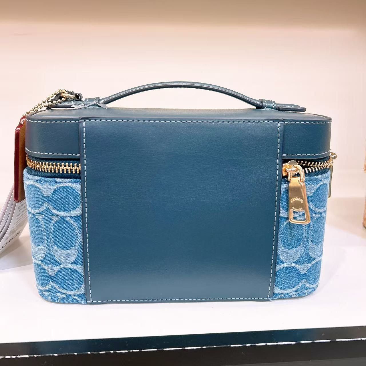 Coach Cosmetic Case In Signature Denim CDC16 Size ONE SIZE - 3 Thumbnail