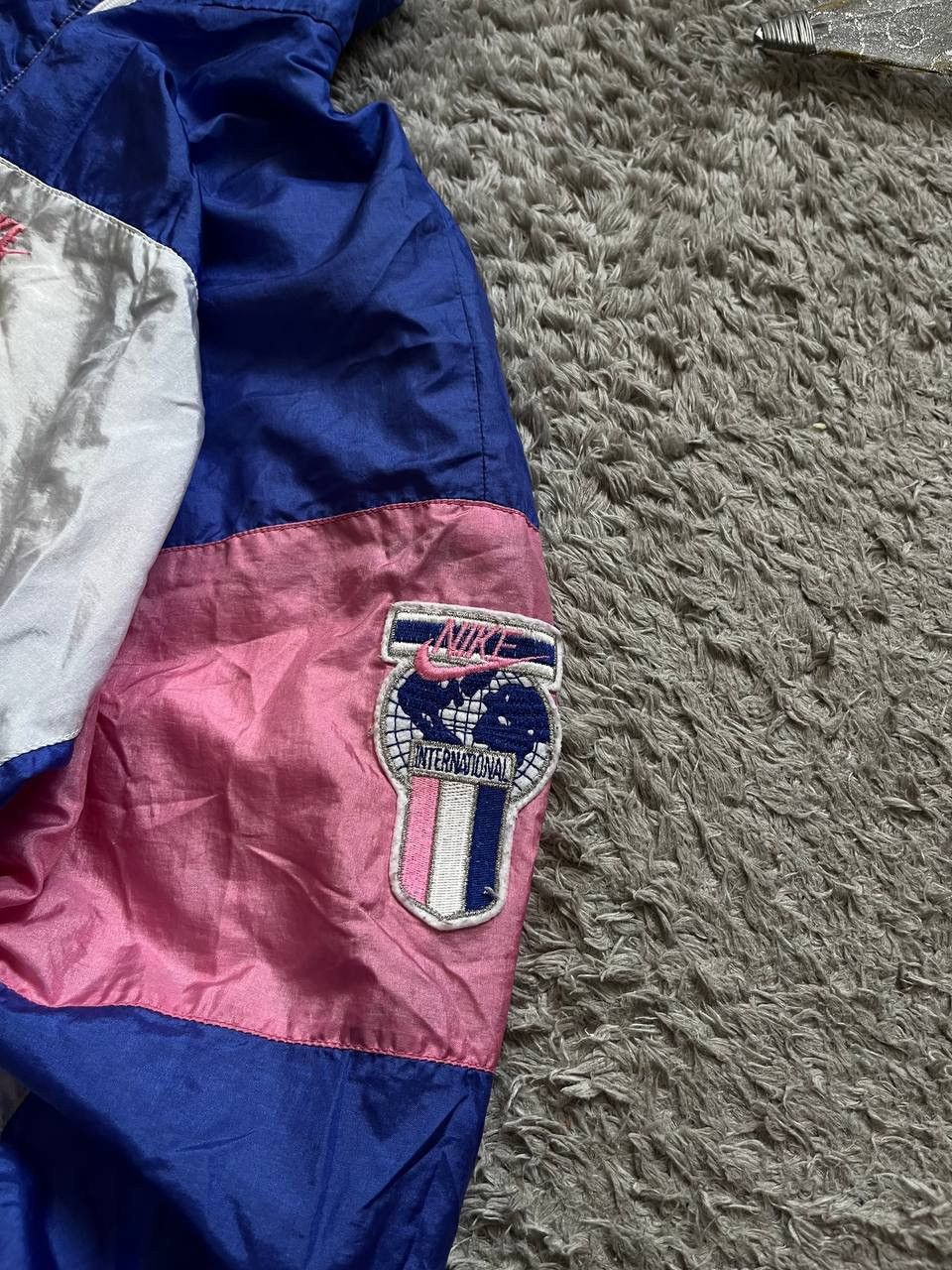 80s Nike Light Jacket Streetwear Vintage Logo Swoosh Rare