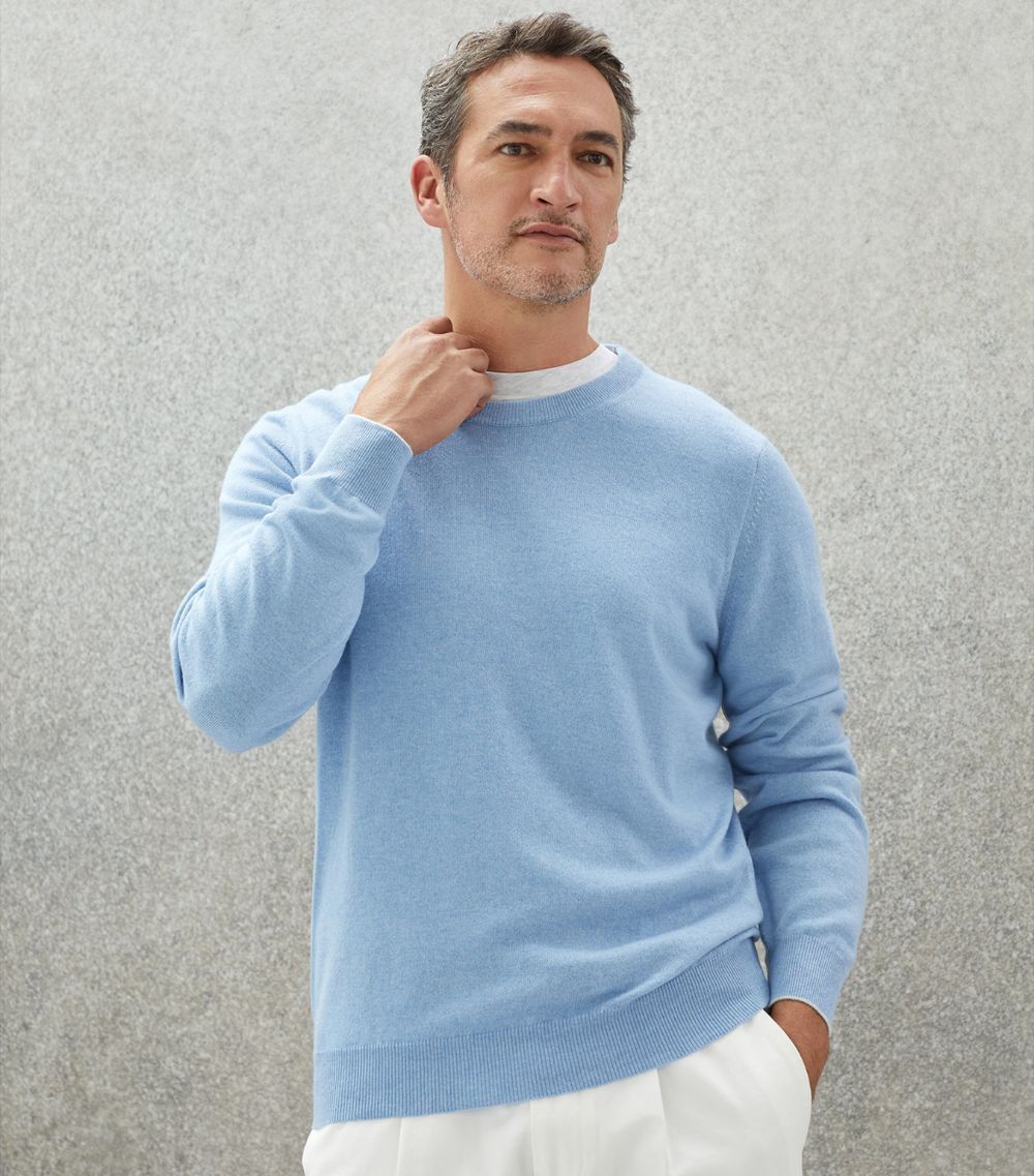o1w1db10924 Cashmere Sweater in Light Blue