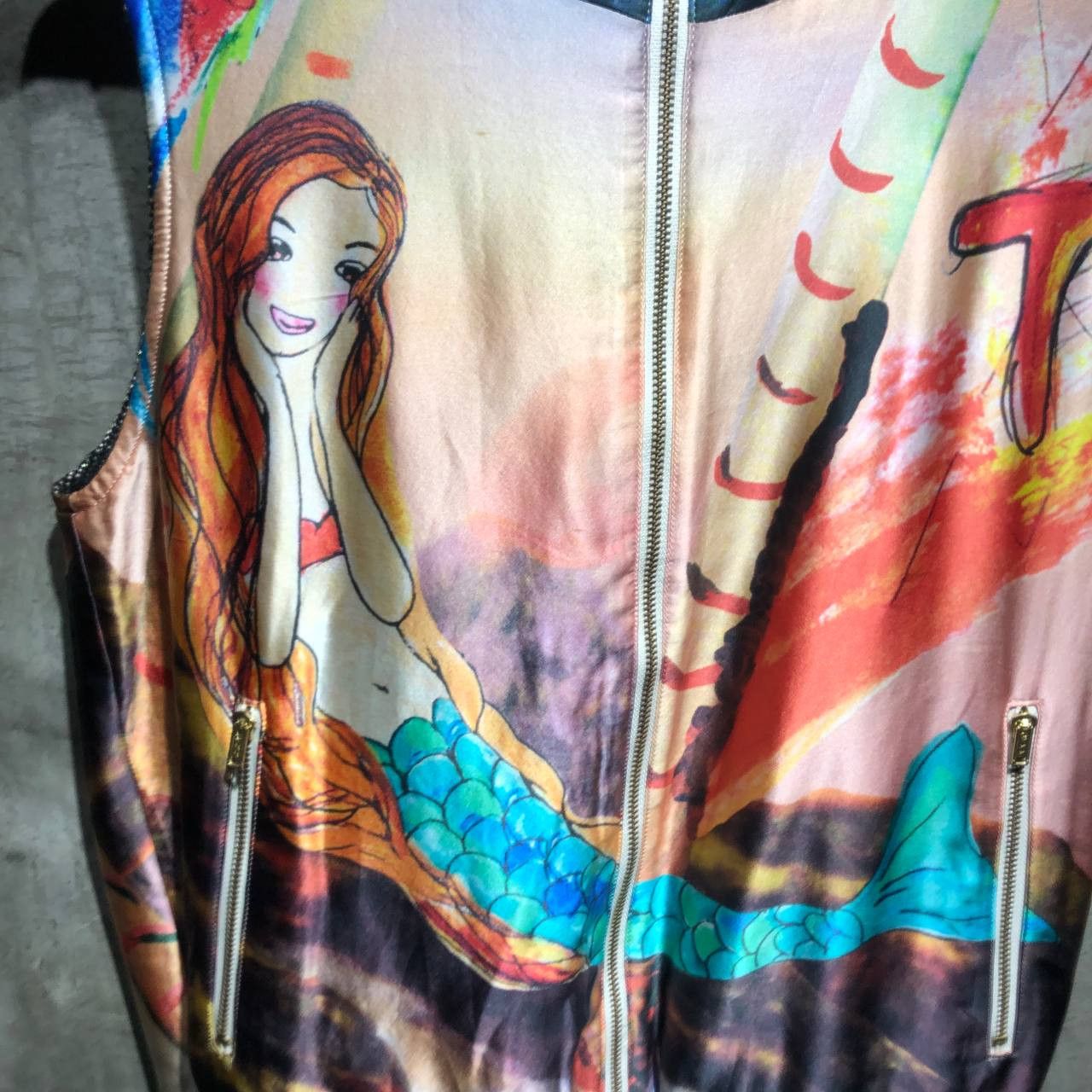 Tsumori Chisato Tsumori Chisato Mermaid reversible hooded vest Size US S / EU 44-46 / 1 - 4 Thumbnail