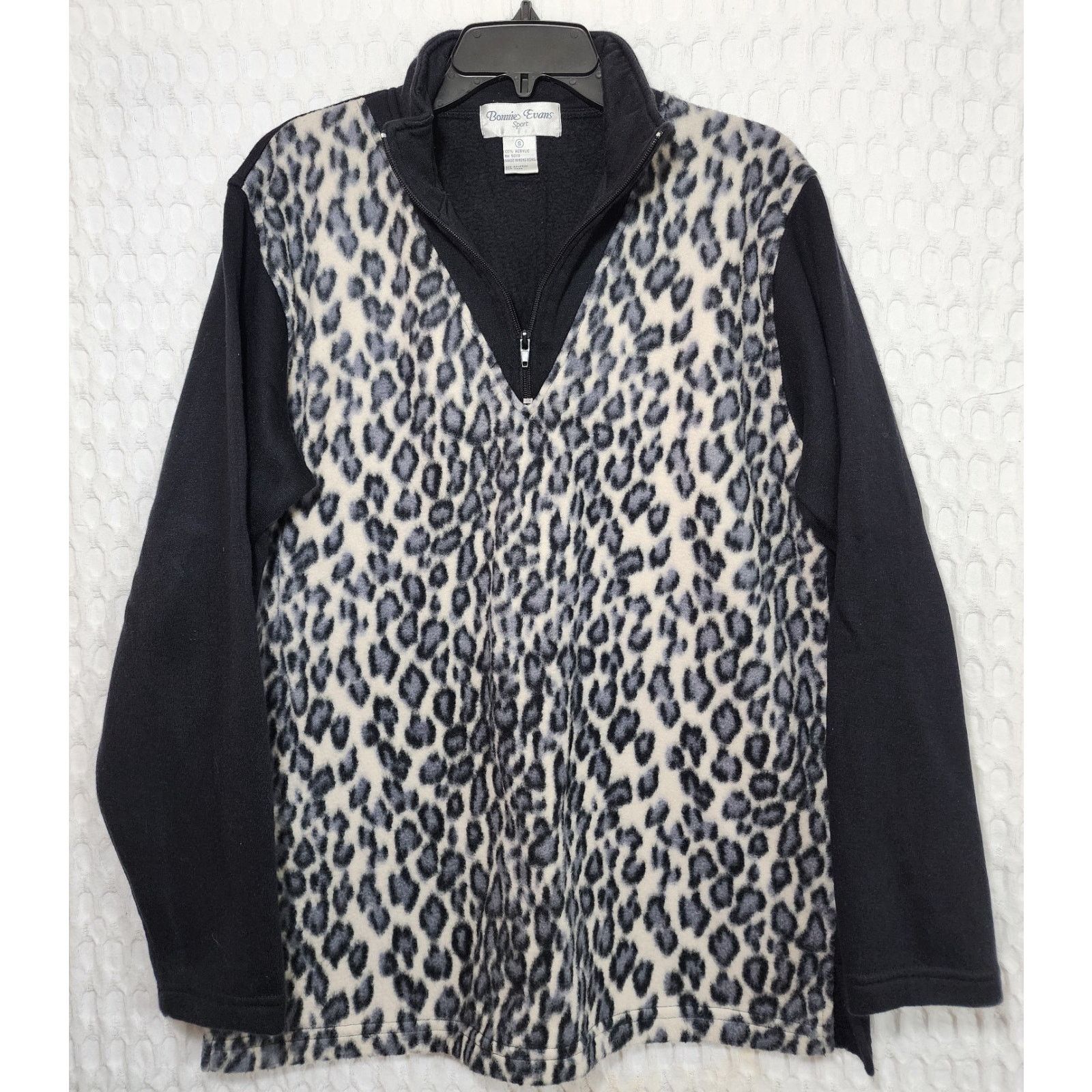 Other Vintage Bonnie Evans Leopard print fleece pullover Women's S Size S / US 4 / IT 40 - 5 Thumbnail