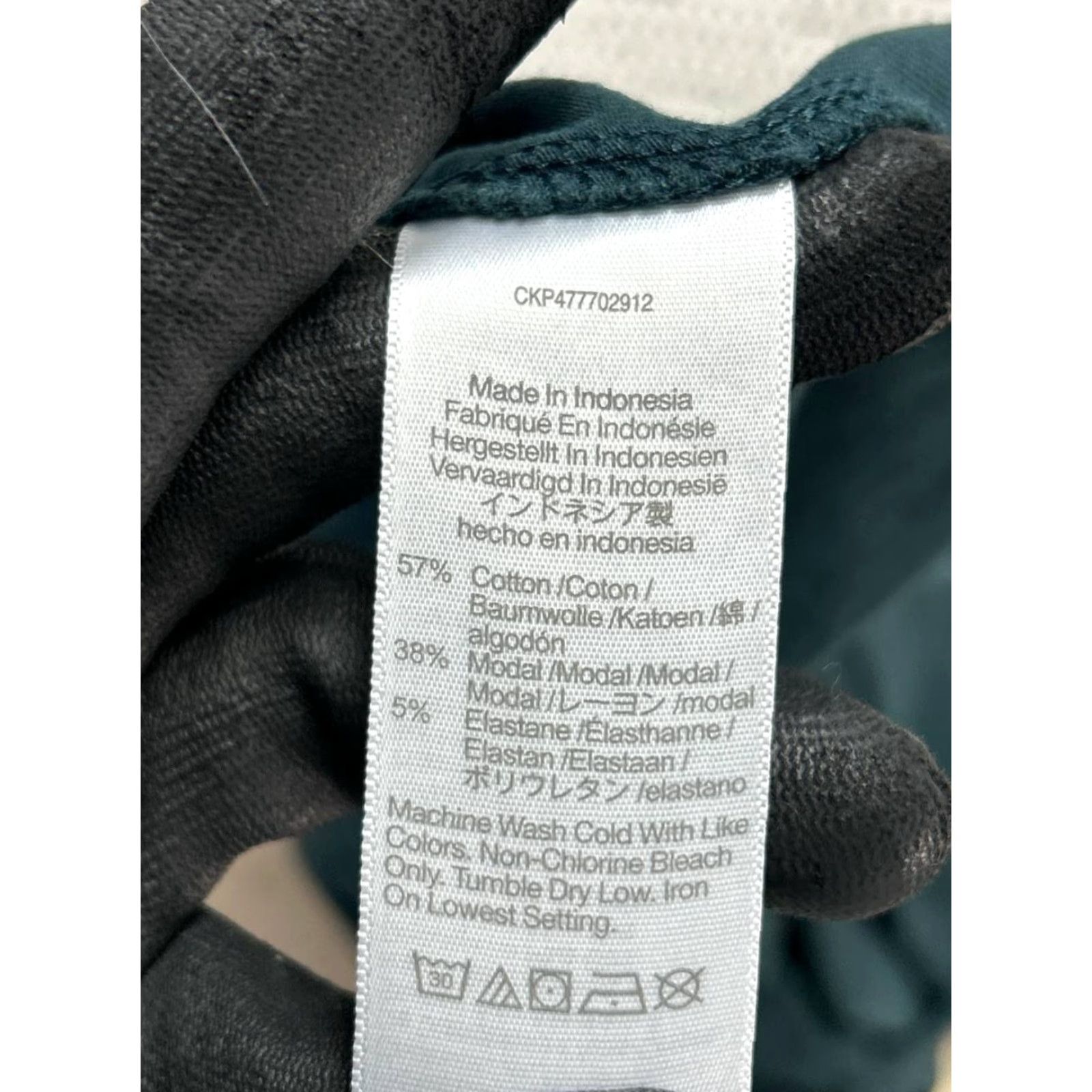 Madewell Madewell Shirt Womens XS Blue Cotton Modal Spandex Twist Front Long Sleeve T Shirt Casual Size XS / US 0-2 / IT 36-38 - 5 Thumbnail