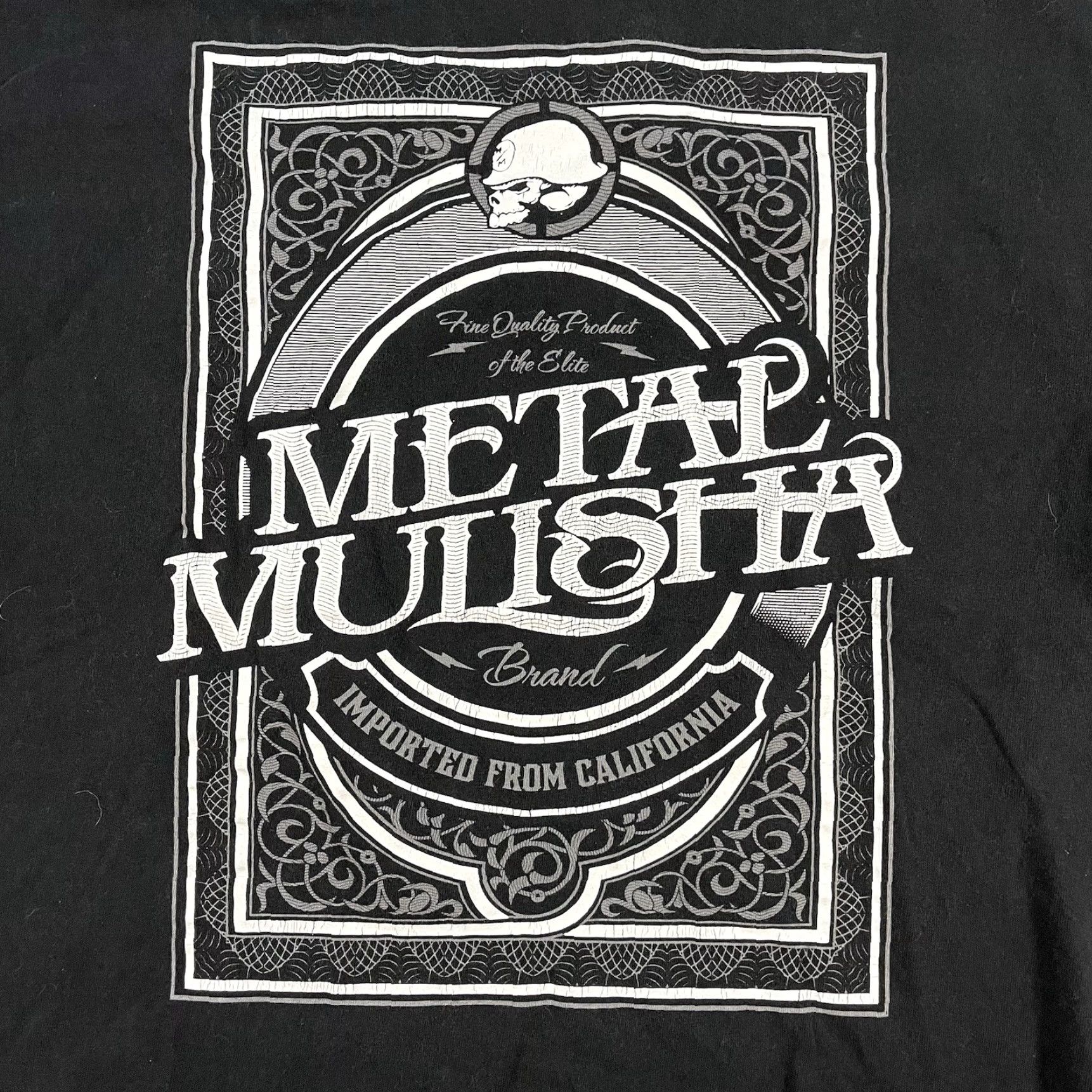 Metal Mulisha VINTAGE Metal Mulisha T-Shirt Mens Large Black Grunge Skull Logo Cyber Goth Y2K 90s Shirts Shirts Mens Size US L / EU 52-54 / 3 - 2 Thumbnail