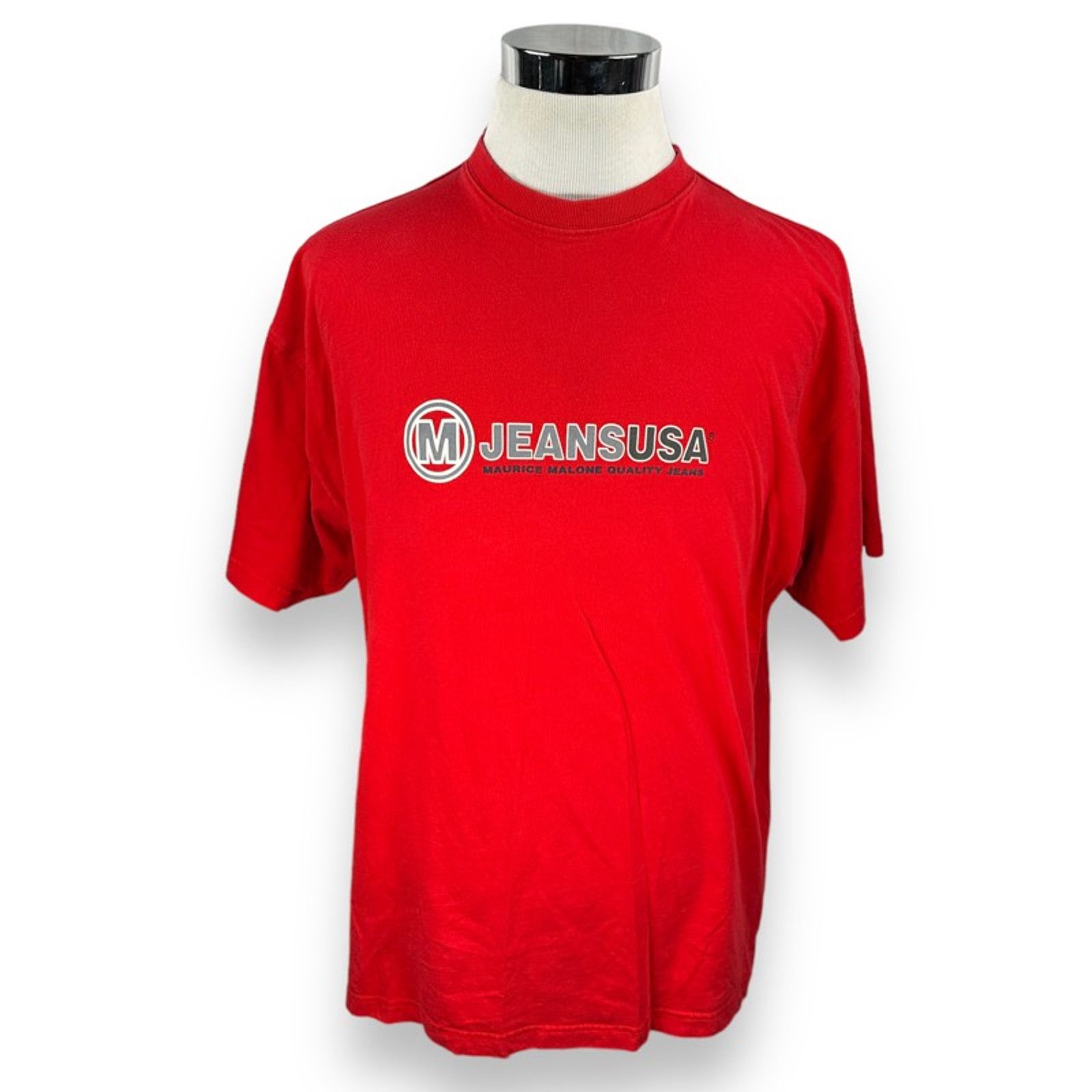 The Unbranded Brand Vintage M Jeans USA Maurice Malone T-Shirt Men's XXXL Red Size US XXL / EU 58 / 5 - 1 Thumbnail