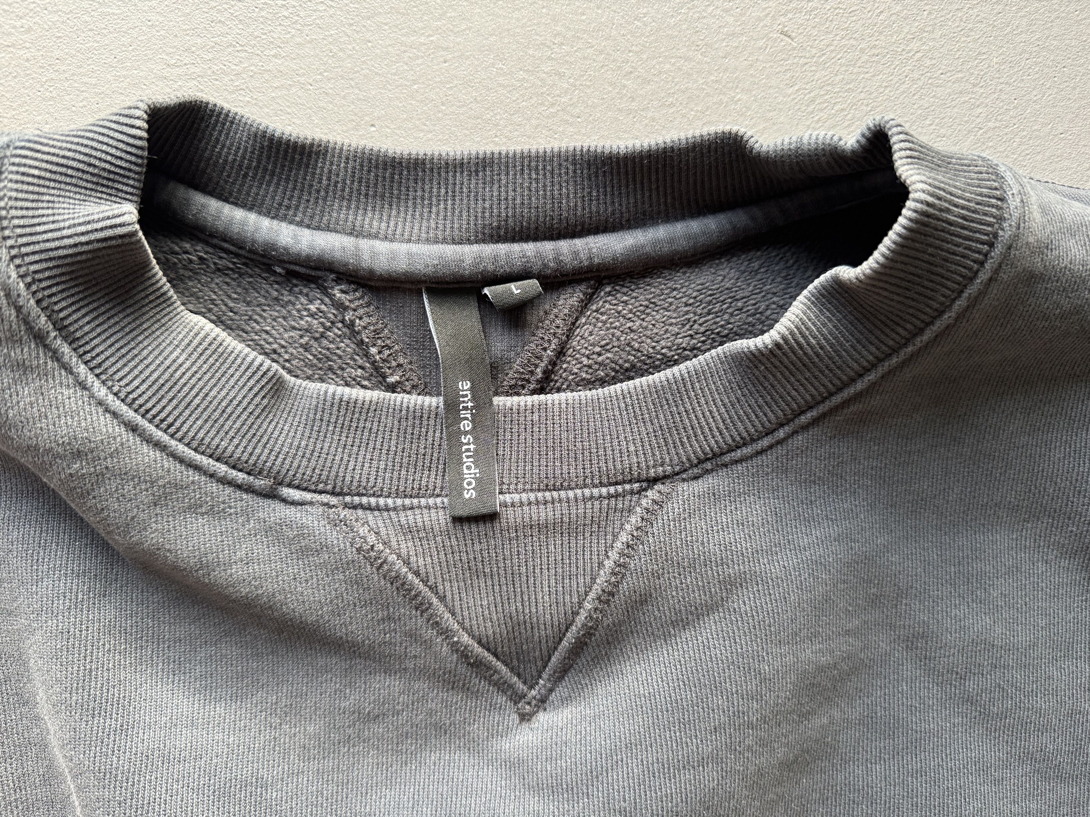 Entire Studios Entire Studios Boxy Organic Cotton Sweatshirt, Grey Size US L / EU 52-54 / 3 - 3 Thumbnail
