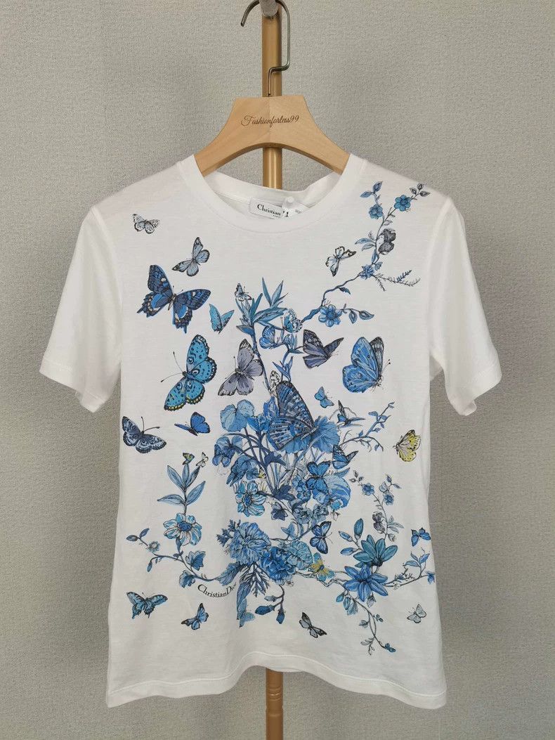 Dior Dior Short-sleeved printed T-shirt 2504-Nextarrow Size XS / US 0-2 / IT 36-38 - 1 Thumbnail