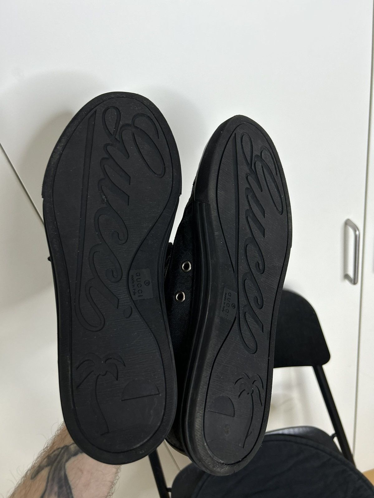 Gucci Gucci GG Canvas Low 'Black' Size US 8 / EU 41 - 9 Thumbnail