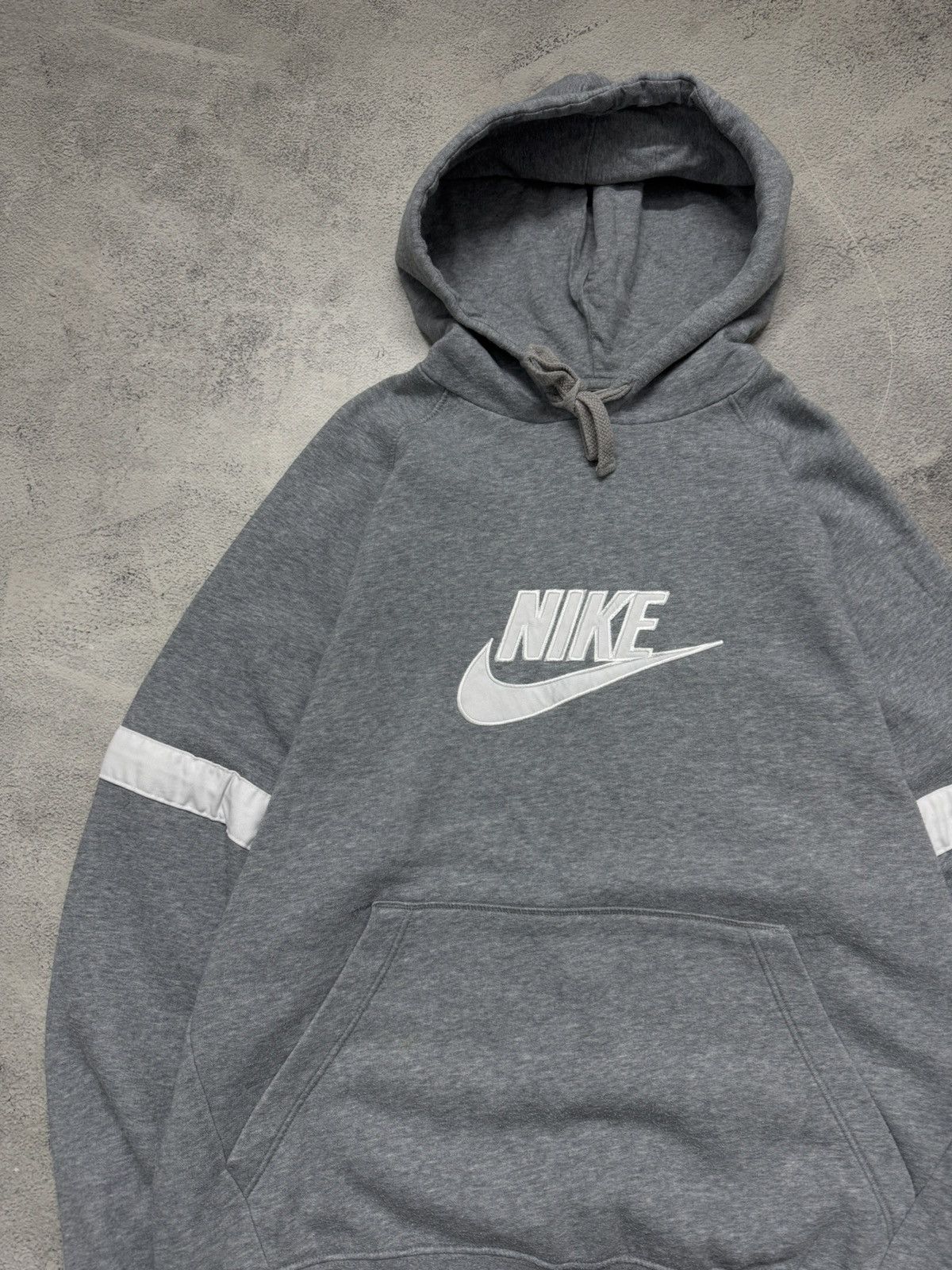 Nike Vintage Y2K Nike Big Swoosh Hoodie 00’s Size US XL / EU 56 / 4 - 6 Thumbnail