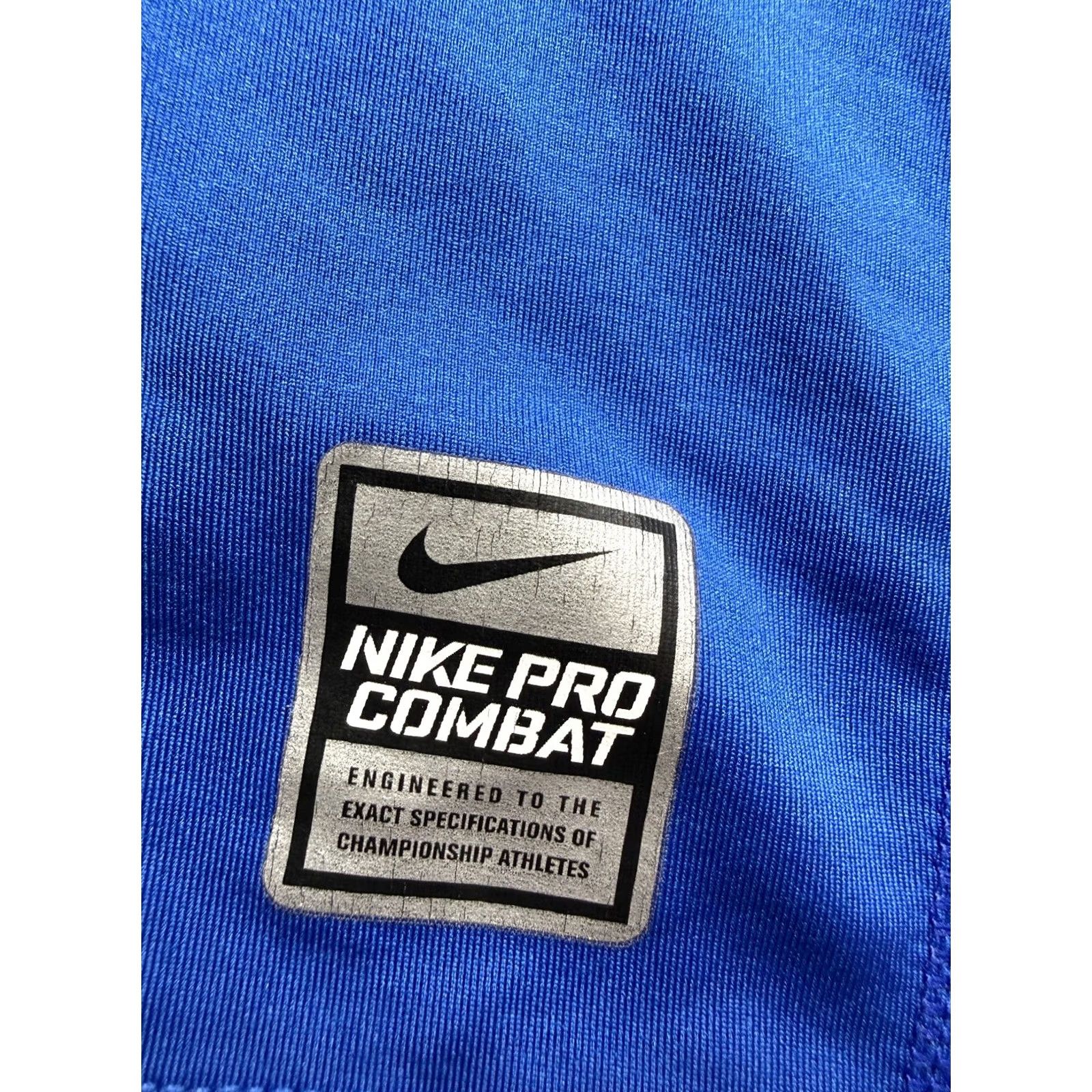 Nike Nike Pro Combat Long Sleeve Shirt Mens M Blue Dri-Fit Compression Shirt Size US M / EU 48-50 / 2 - 3 Thumbnail