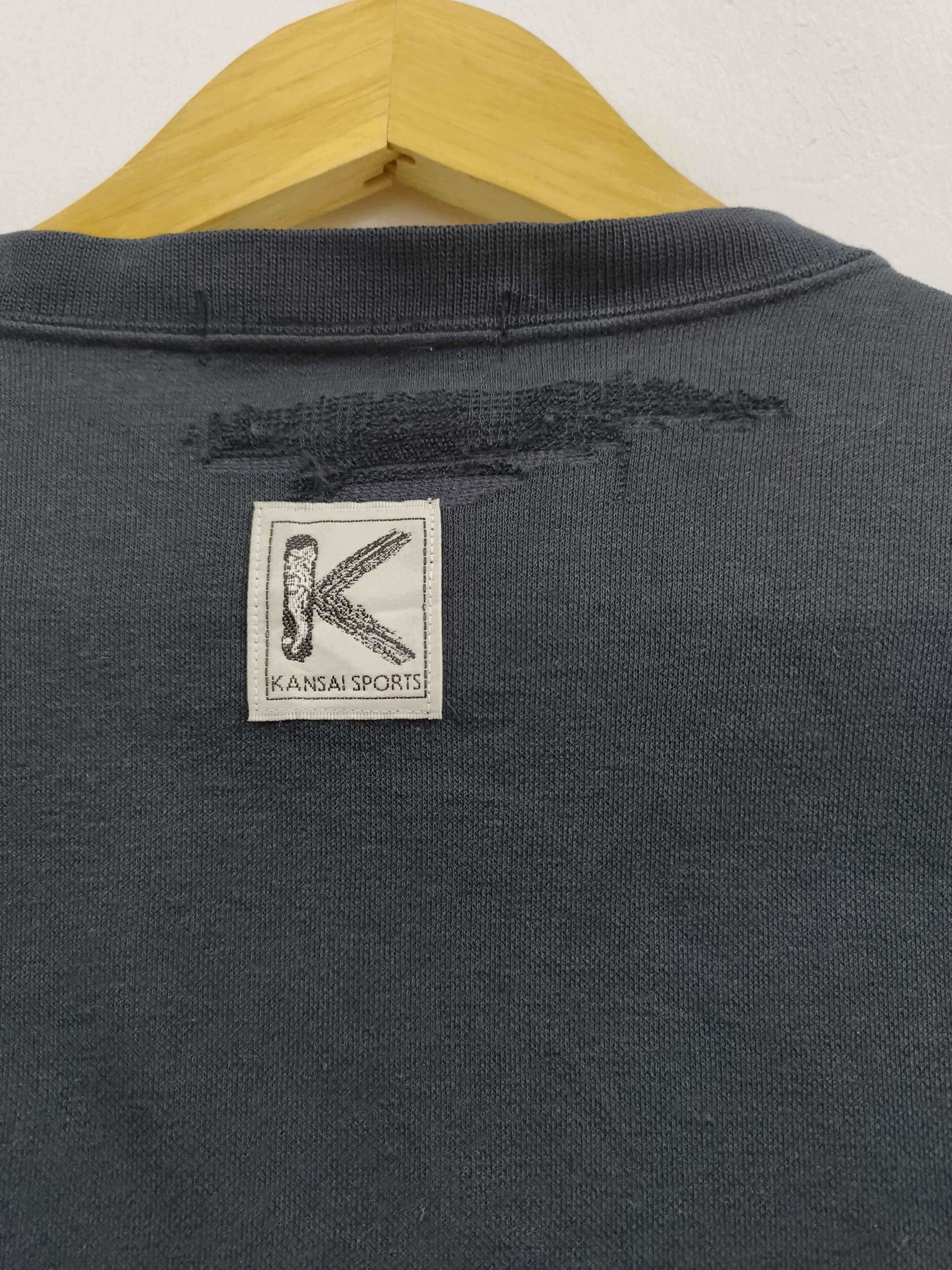 Kansai Yamamoto Vintage Distress Kansai dragon sweatshirt kansai Yamamoto Size US L / EU 52-54 / 3 - 6 Thumbnail