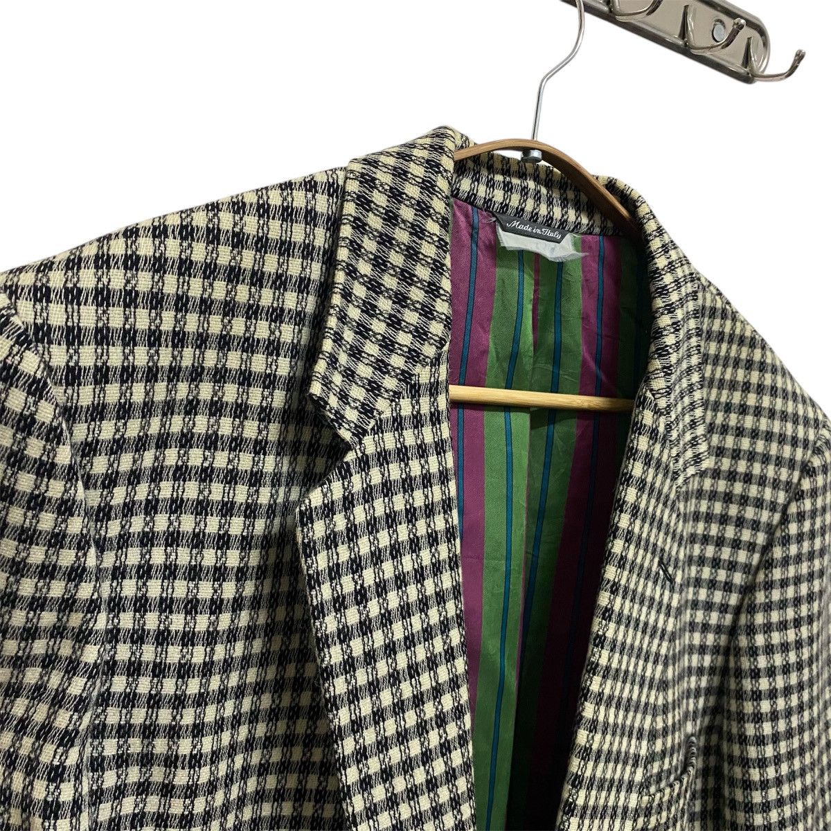 Versace × Versus Versace Vintage Versus Gianni VERSACE Jacket Made in Italy Size 50L - 2 Thumbnail