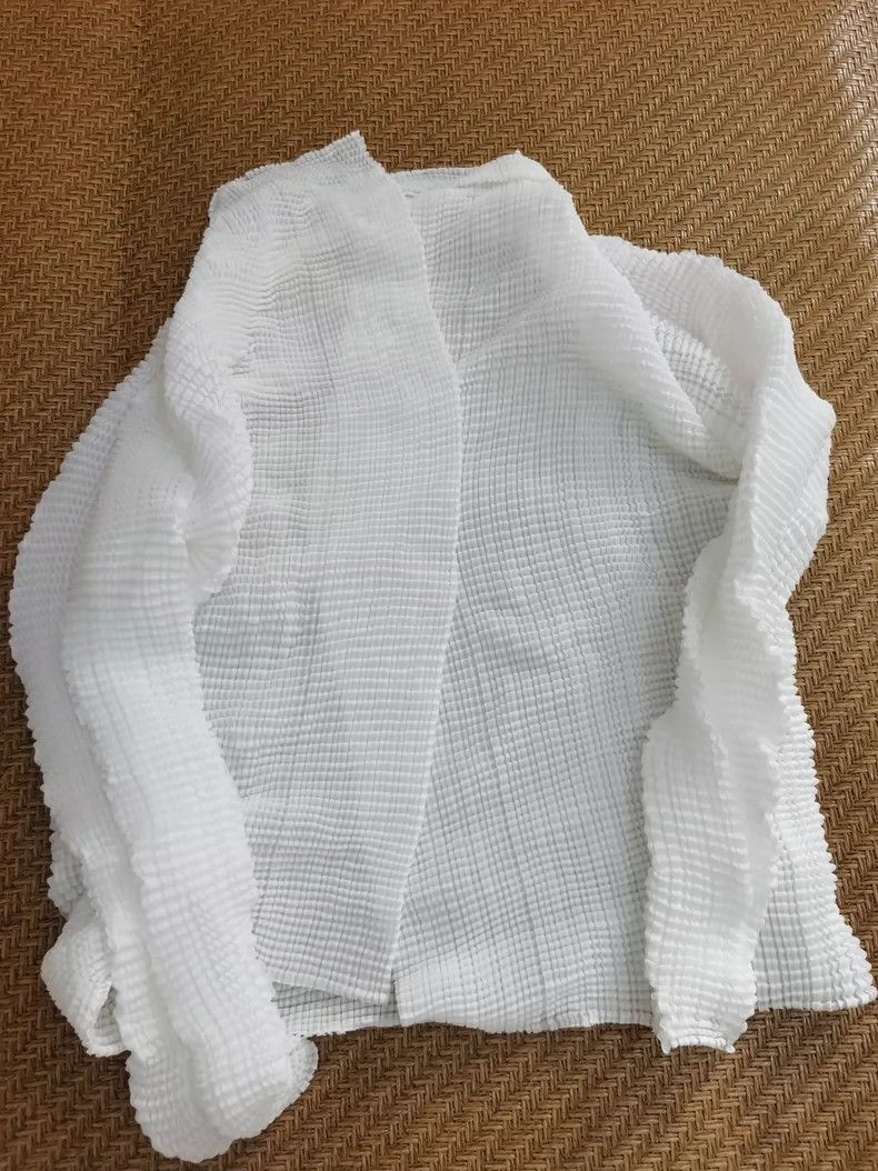 Issey Miyake Issey Miyake size:2 White mainline coat Size XS / US 0-2 / IT 36-38 - 3 Thumbnail