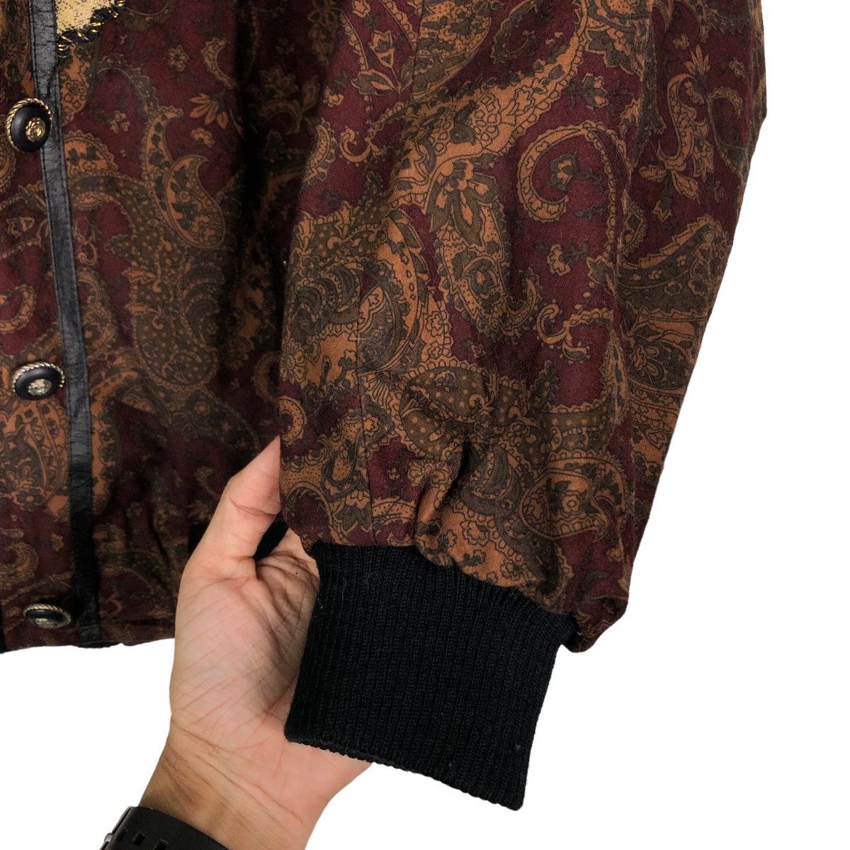 Japanese Brand 🔥Vintage Bomber Jacket Native Navajo Design Kapital Kountry Size US M / EU 48-50 / 2 - 15 Thumbnail