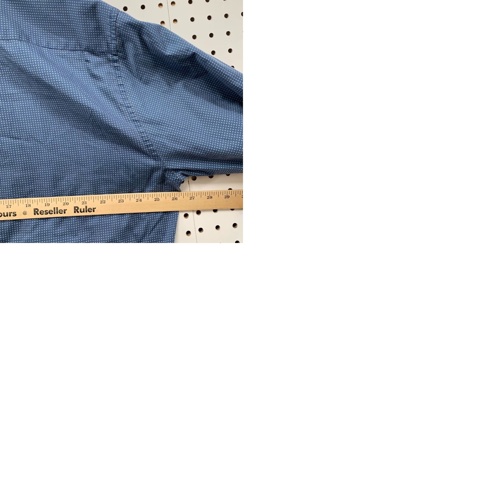 Peter Millar Peter Millar Pocket Button Shirt Blue Long Sleeve Polka Dot Mens XL) Size US XL / EU 56 / 4 - 10 Thumbnail