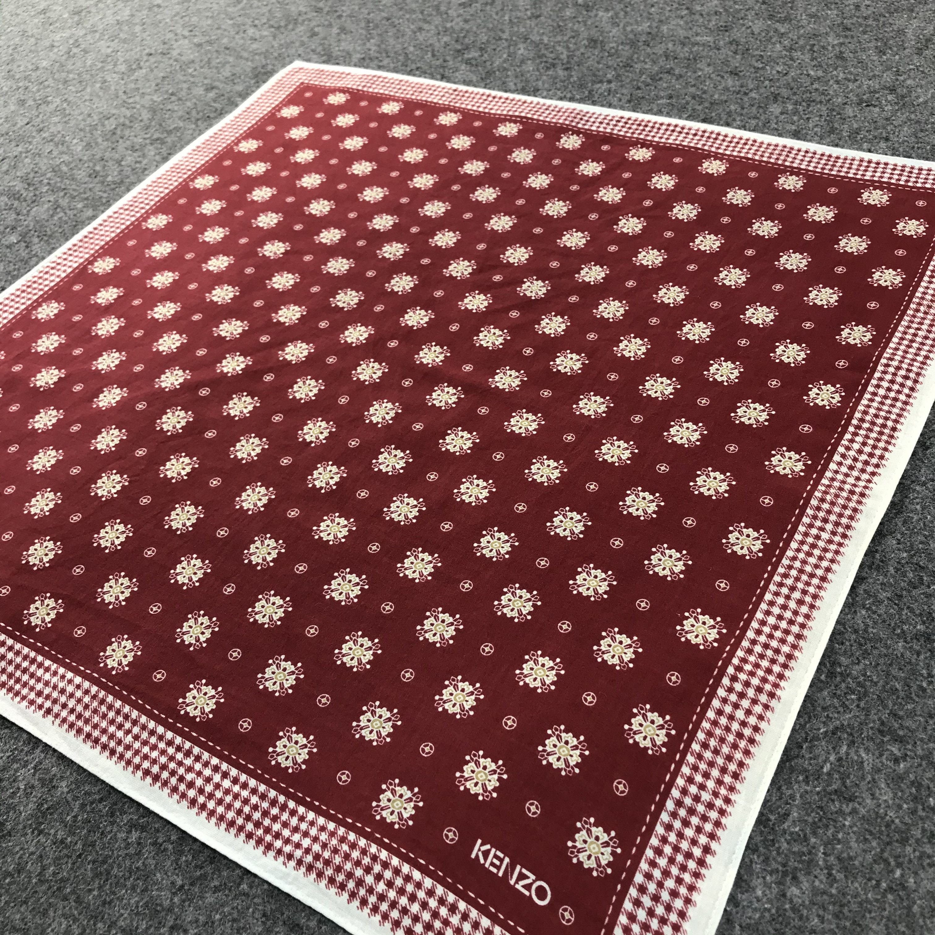 Kenzo Kenzo Handkerchief Neckerchief Bandana H312 Size ONE SIZE - 5 Thumbnail
