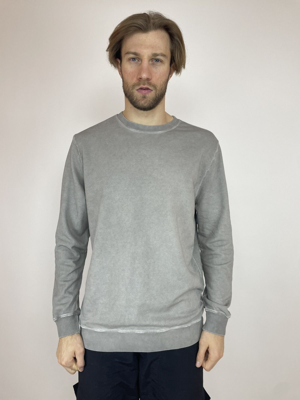 Japanese Brand Engelbert Strauss Washed grey Long sleeve Mens size L Size US L / EU 52-54 / 3 - 3 Thumbnail