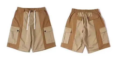Jean 21SS Tokyo Union Khaki Patchwork Shorts Size US 31 - 4 Thumbnail